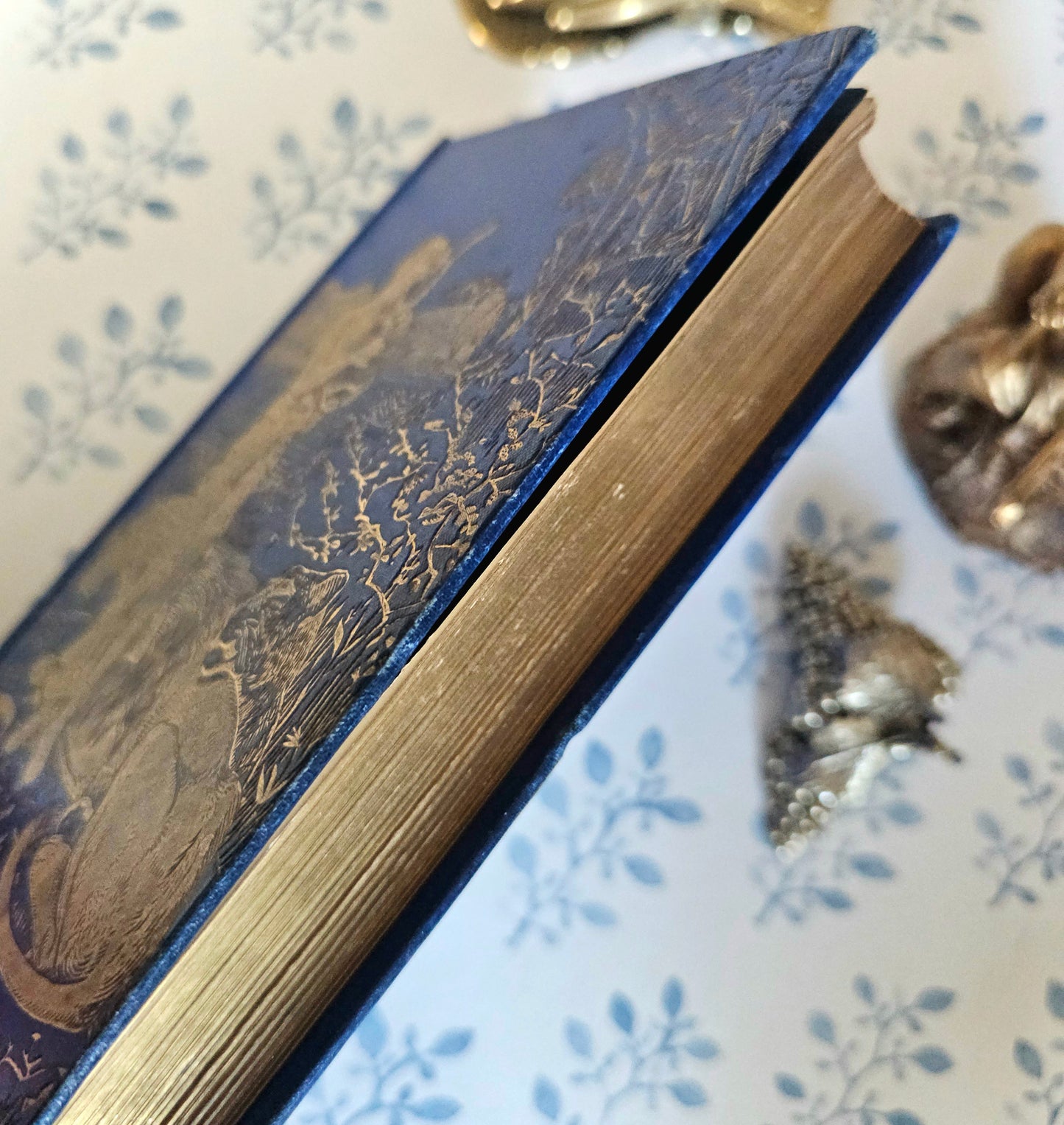 1891 The Blue Poetry Book Ed. Andrew Lang / First Edition / Richly Illustrated