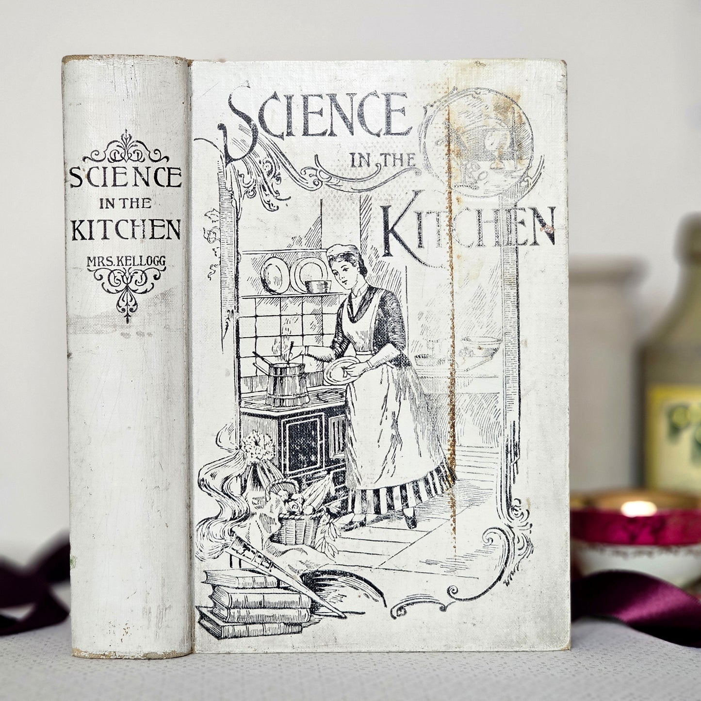 Antique Cookery Book: Science in the Kitchen by Mrs Kellogg