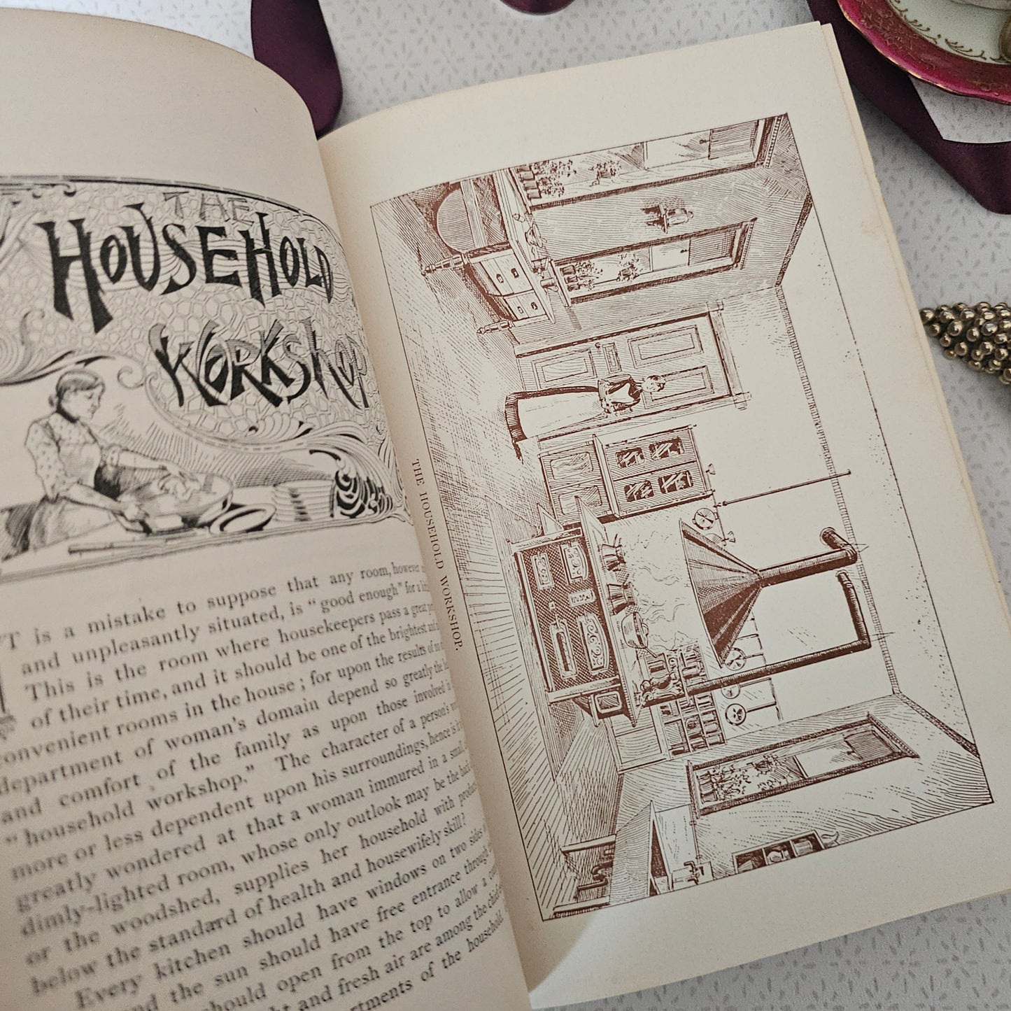 Antique Cookery Book: Science in the Kitchen by Mrs Kellogg