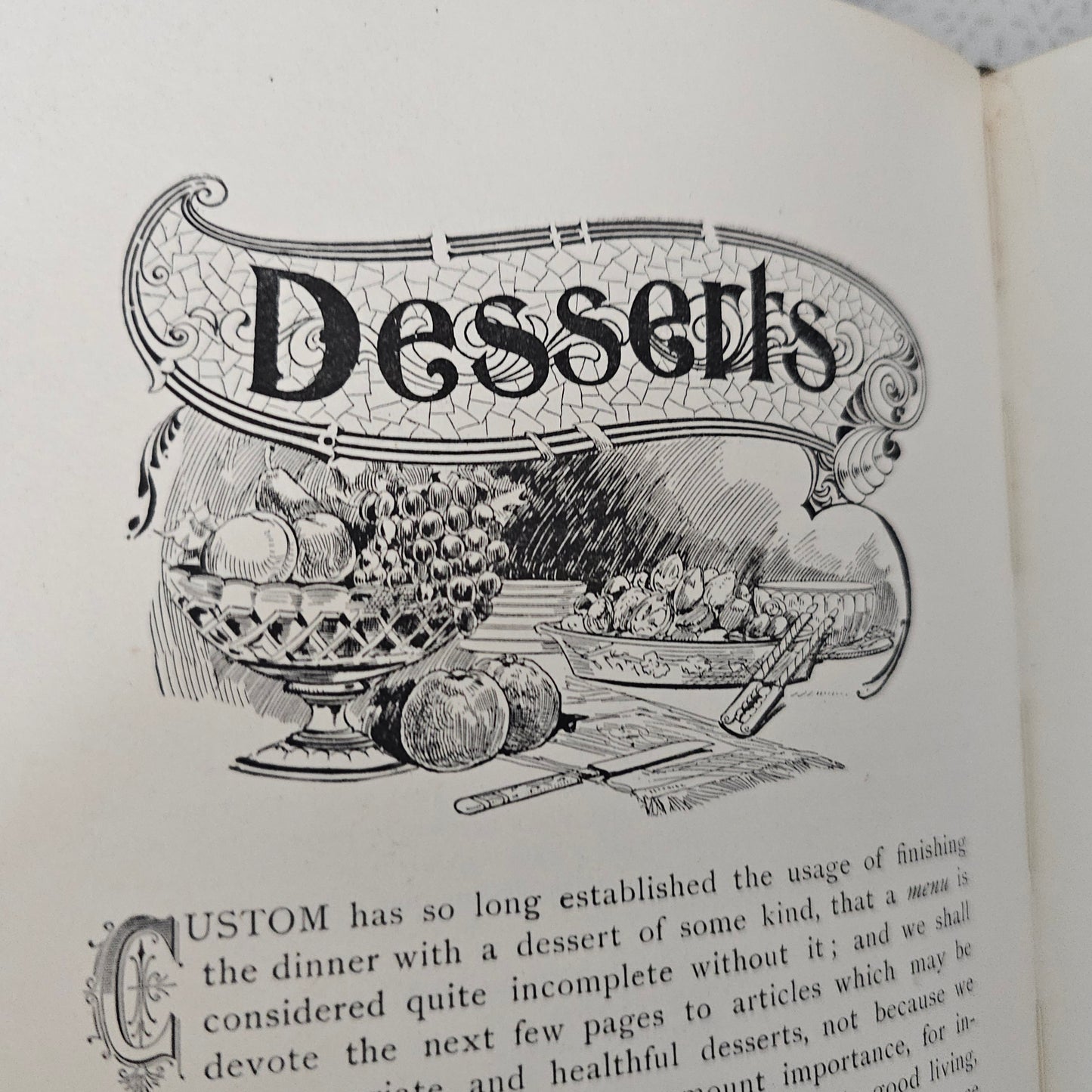 Antique Cookery Book: Science in the Kitchen by Mrs Kellogg