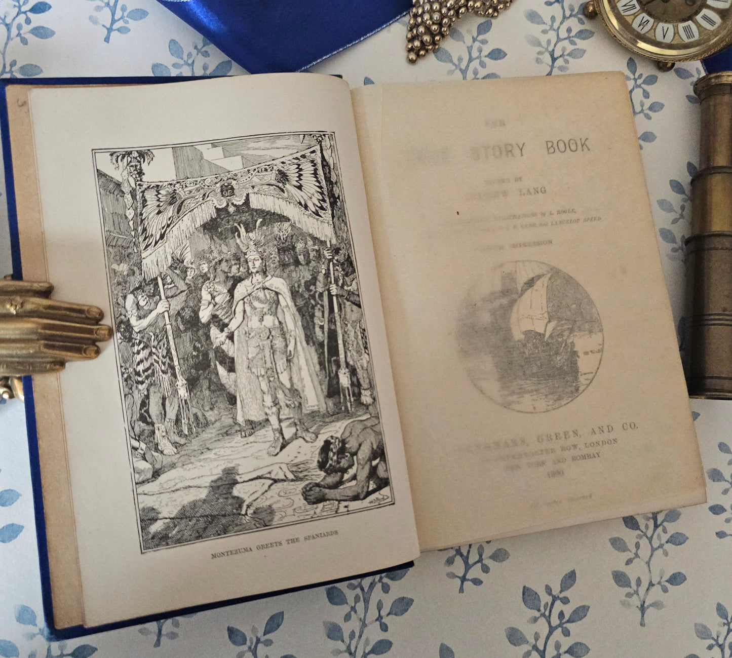 1900 The True Story Book by Andrew Lang / Many Illustrations