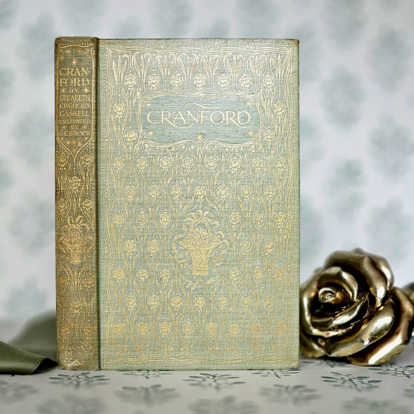 1901 Cranford Book: Illustrated Antique Edition by Elizabeth Gaskell