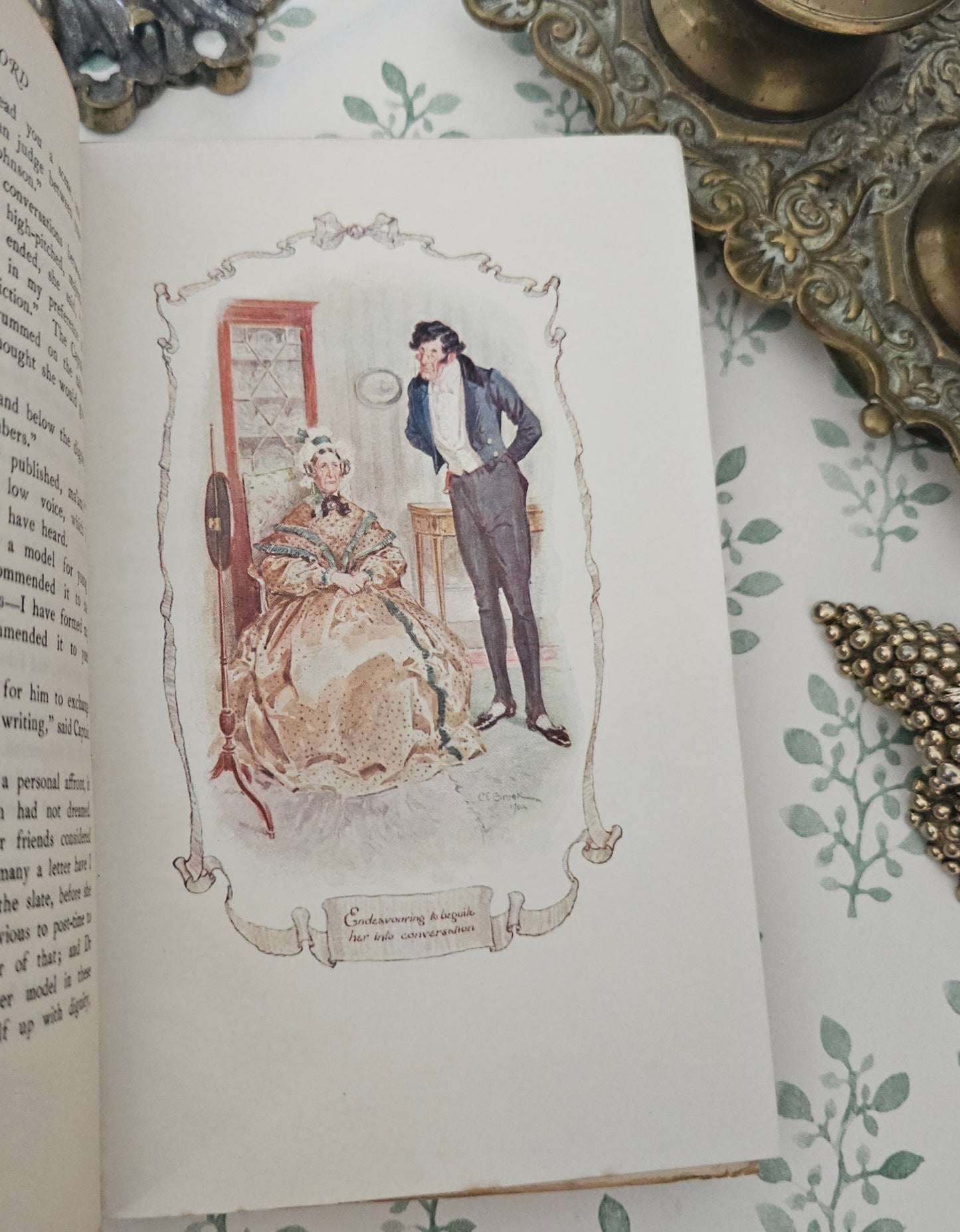 1901 Cranford Book: Illustrated Antique Edition by Elizabeth Gaskell