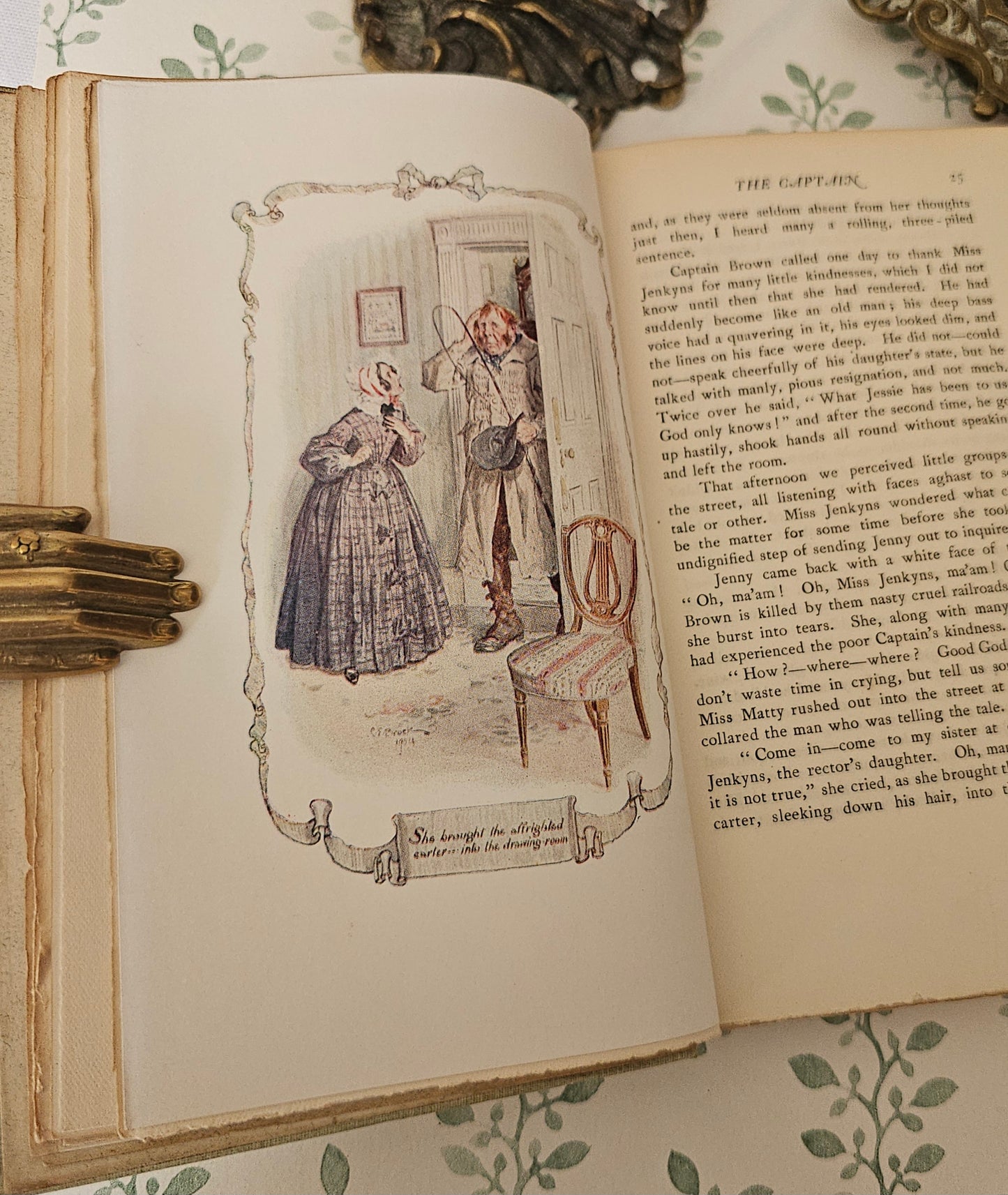 1901 Cranford Book: Illustrated Antique Edition by Elizabeth Gaskell