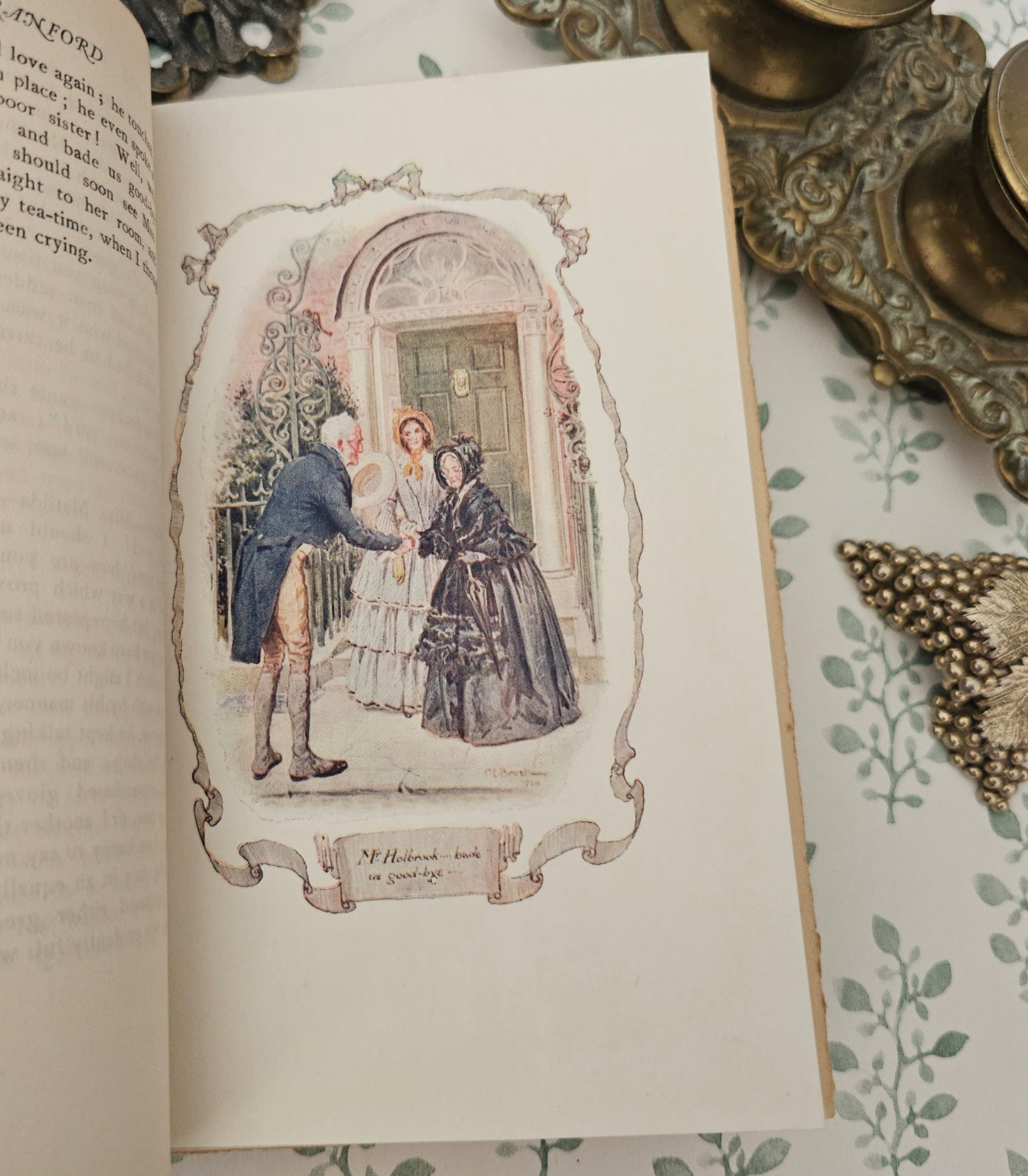 1901 Cranford Book: Illustrated Antique Edition by Elizabeth Gaskell