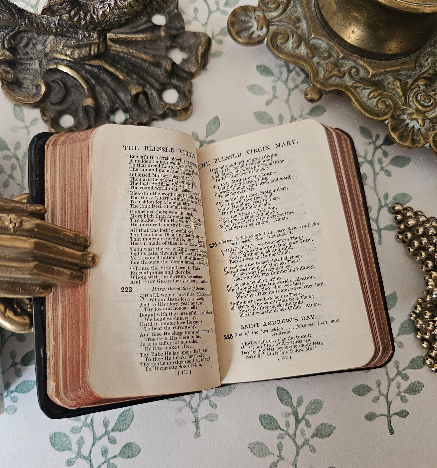 1904 Sterling Silver Hymns Ancient and Modern - Hallmarked