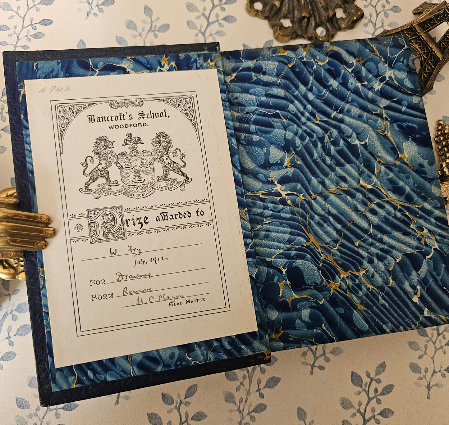 c1912 Natural History of Selborne: Antique Fine Leather Binding