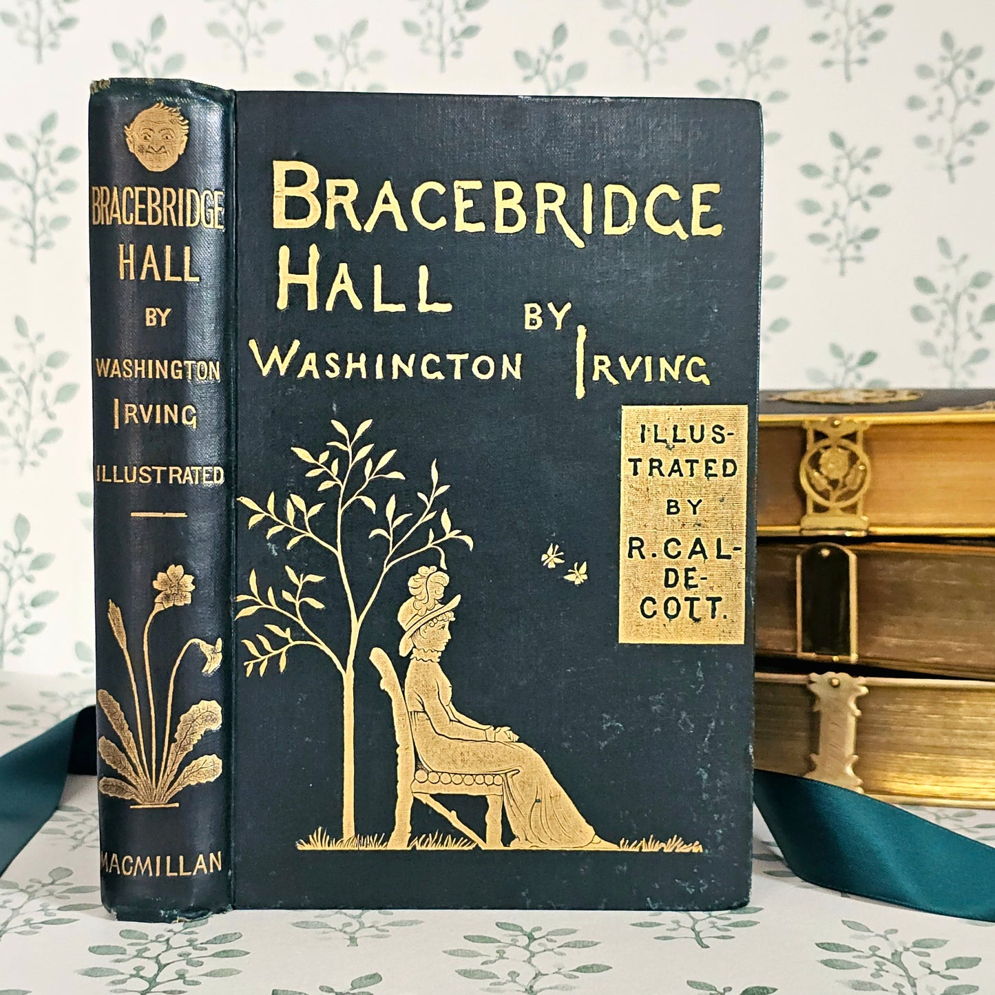 1882 Bracebridge Hall by Washington Irving: Illustrated Antique Edition
