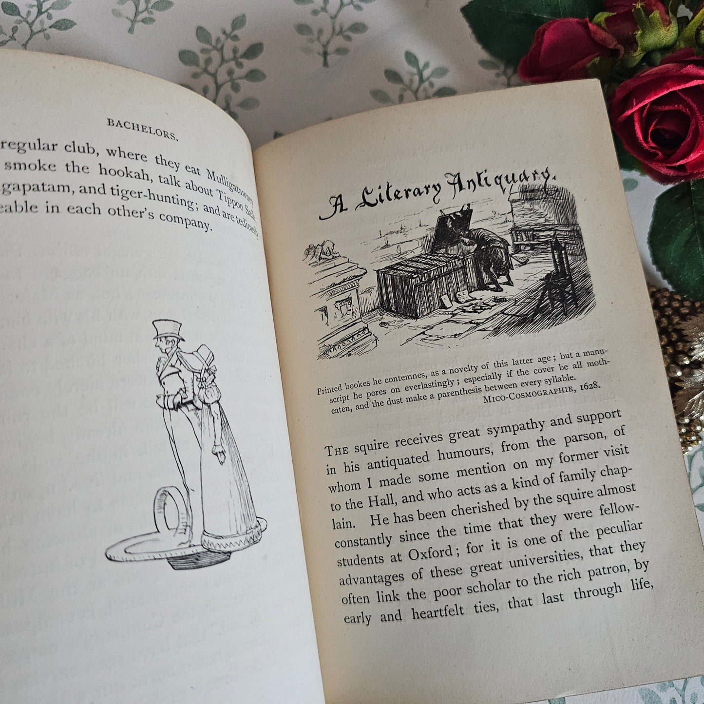 1882 Bracebridge Hall by Washington Irving: Illustrated Antique Edition