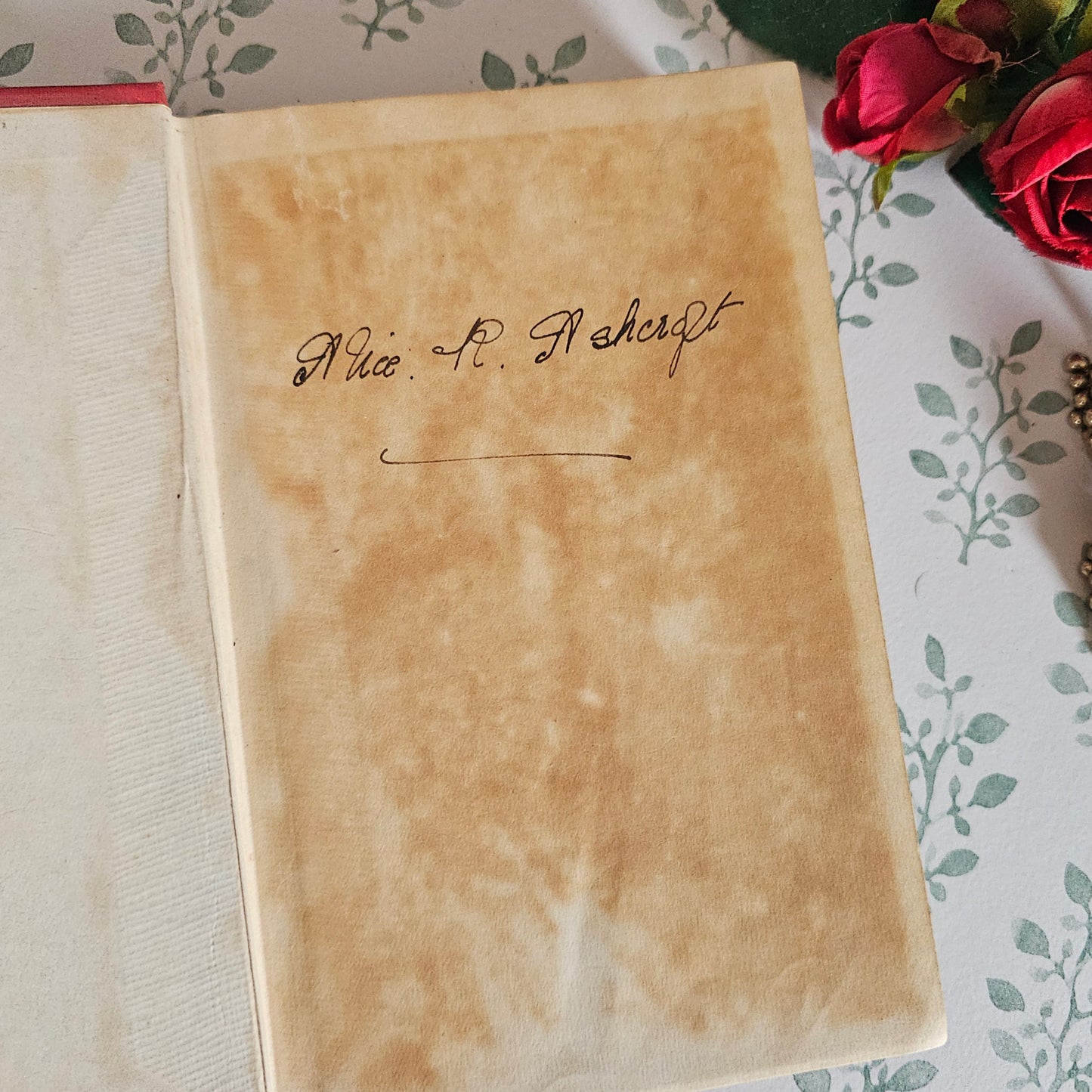 c1900 'Adam Bede' Book by George Eliot, Antique Illustrated Art Nouveau Edition