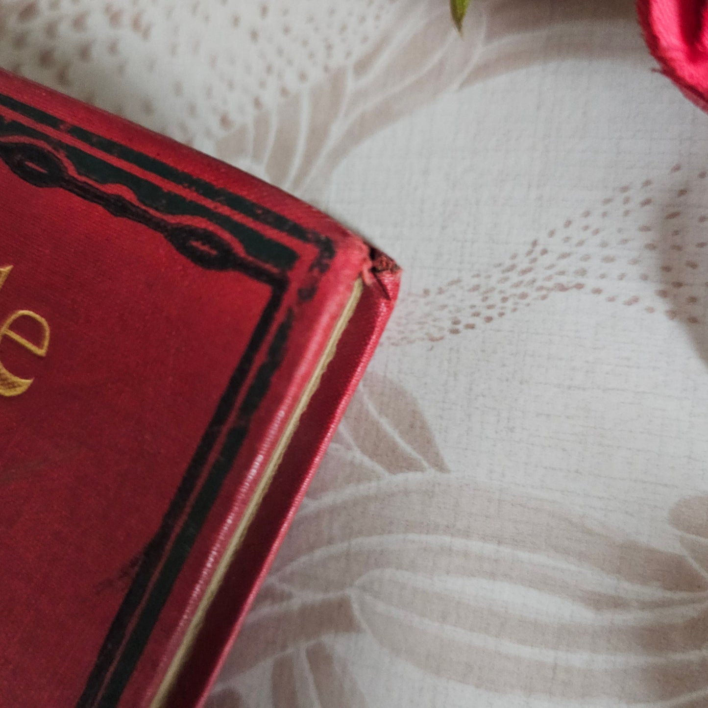 c1900 'Adam Bede' Book by George Eliot, Antique Illustrated Art Nouveau Edition