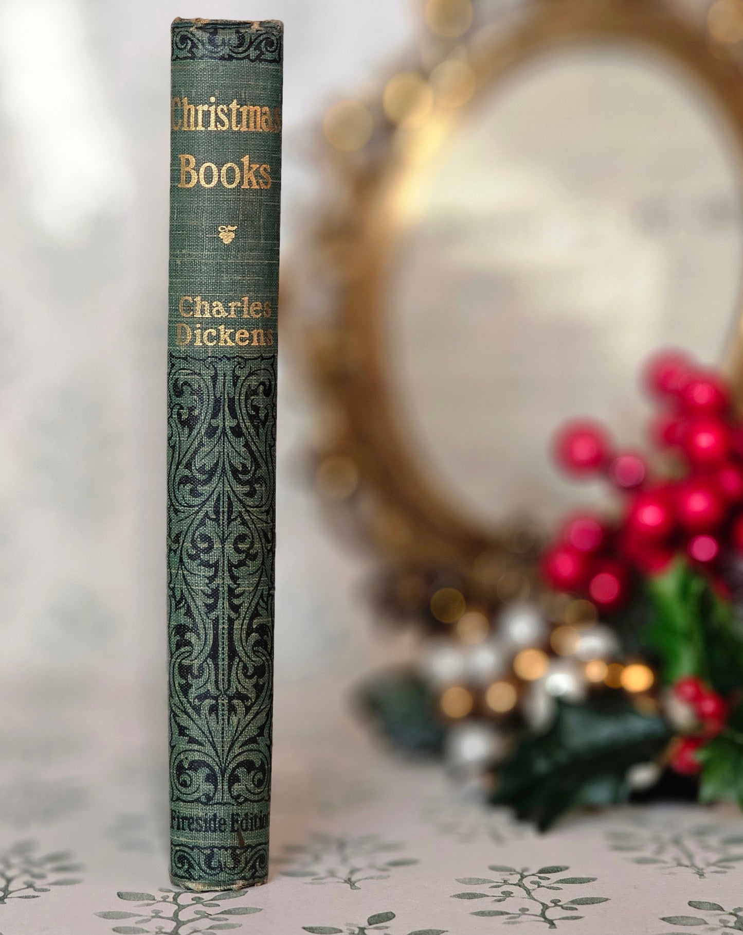 1903 Christmas Books by Charles Dickens: Fireside Edition, Illustrated