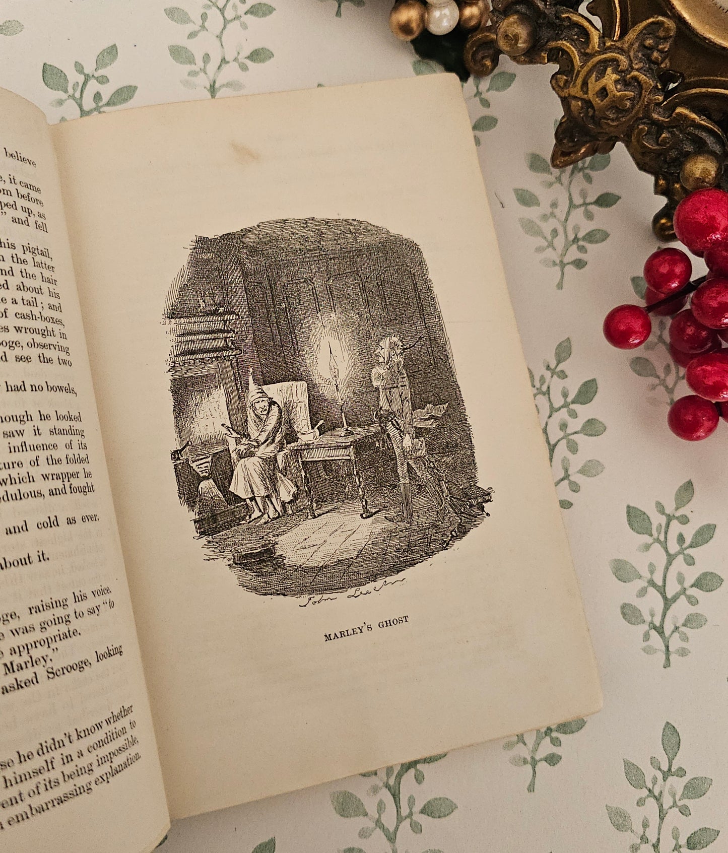 1903 Christmas Books by Charles Dickens: Fireside Edition, Illustrated