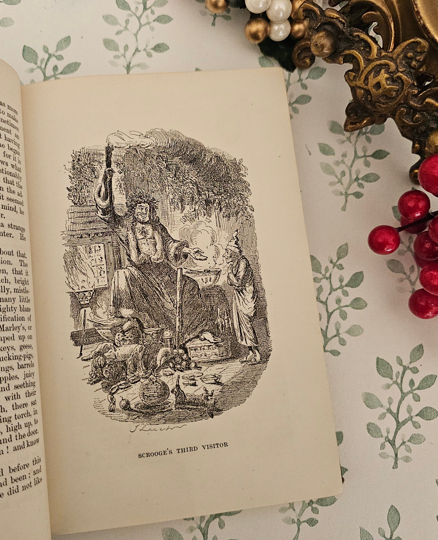 1903 Christmas Books by Charles Dickens: Fireside Edition, Illustrated