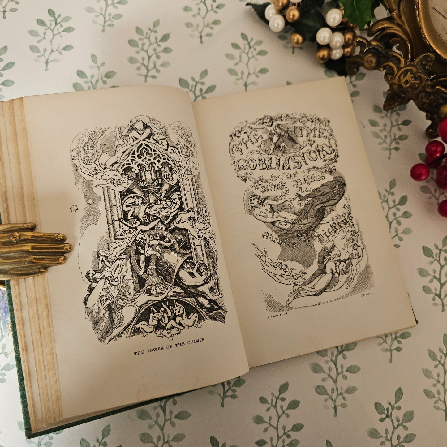 1903 Christmas Books by Charles Dickens: Fireside Edition, Illustrated