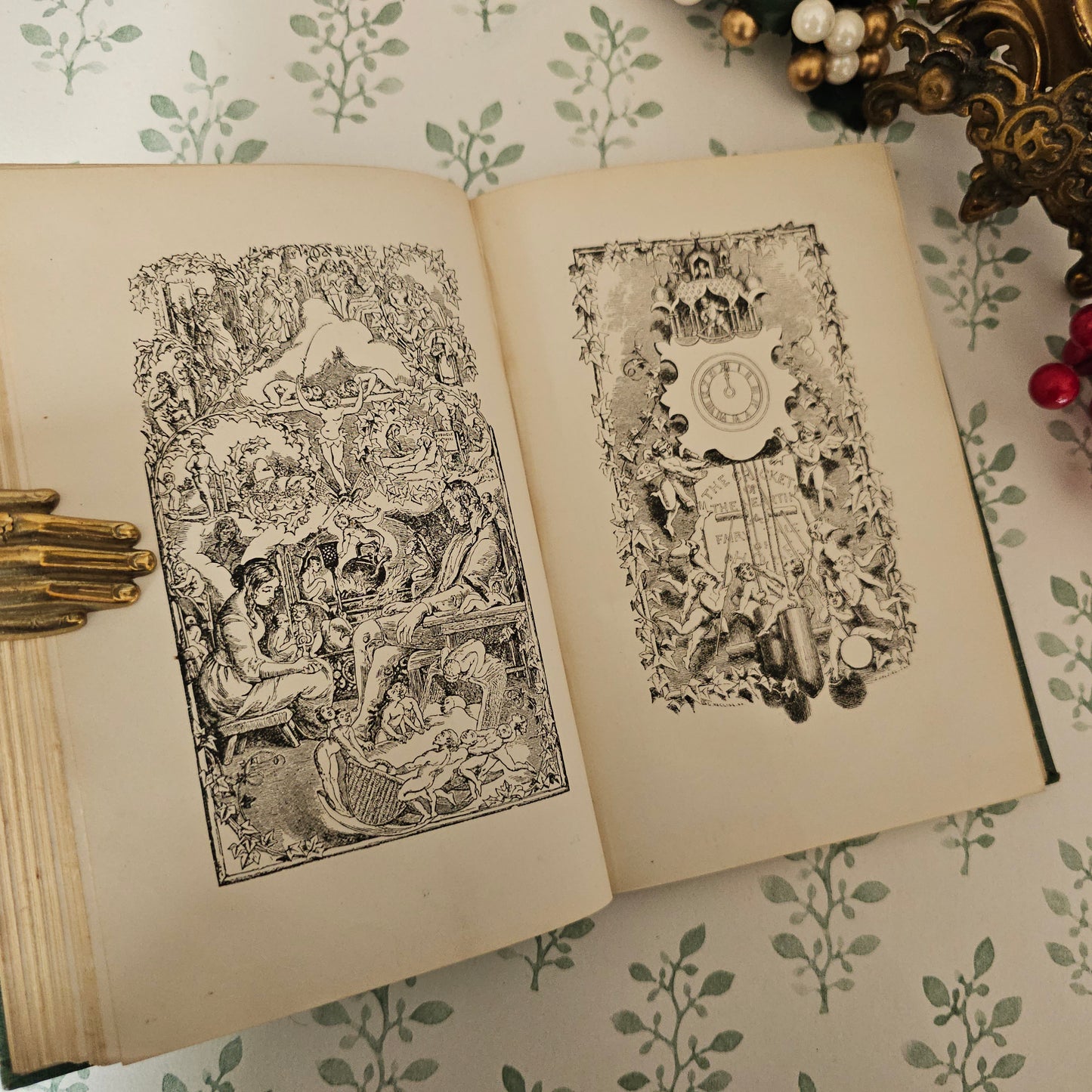 1903 Christmas Books by Charles Dickens: Fireside Edition, Illustrated