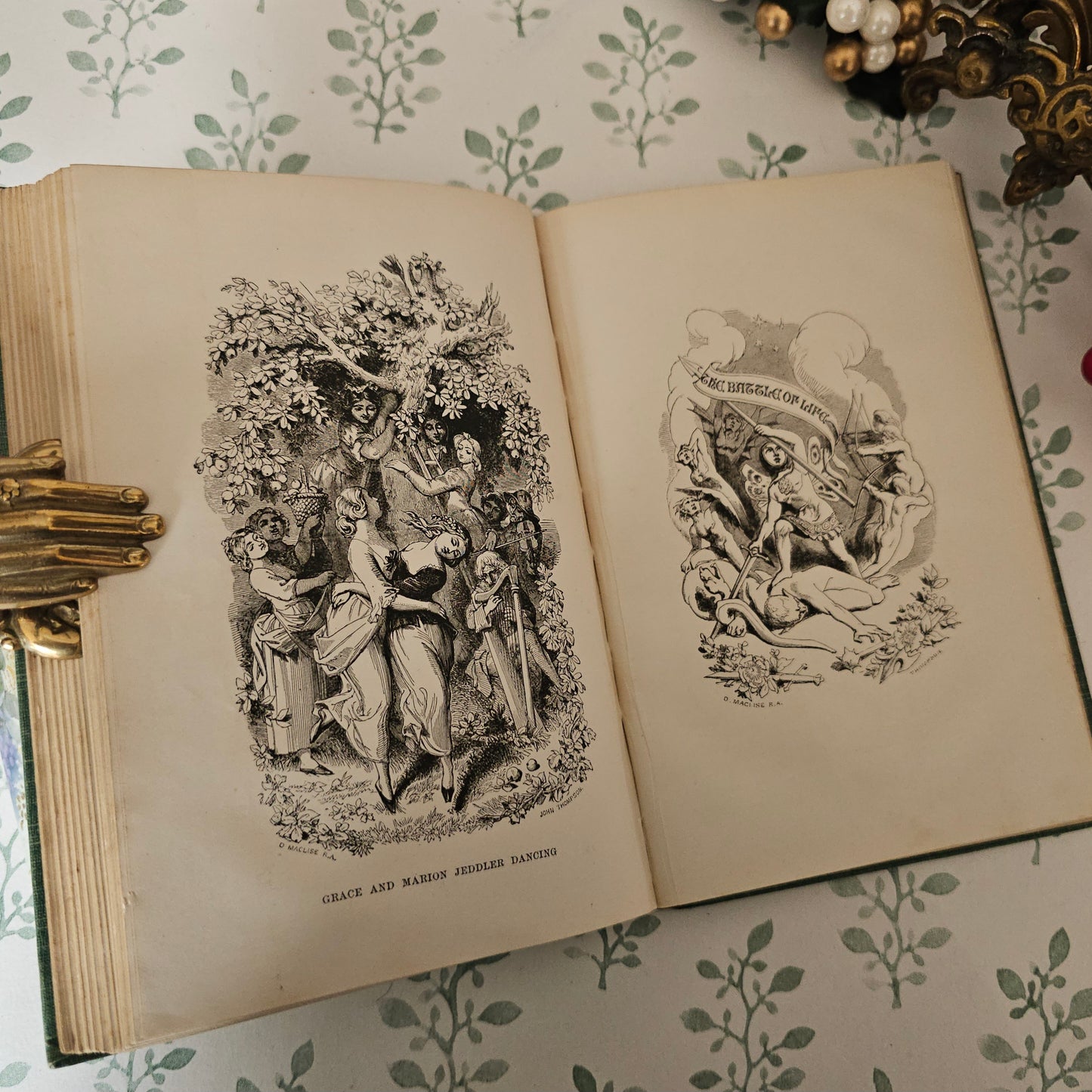 1903 Christmas Books by Charles Dickens: Fireside Edition, Illustrated