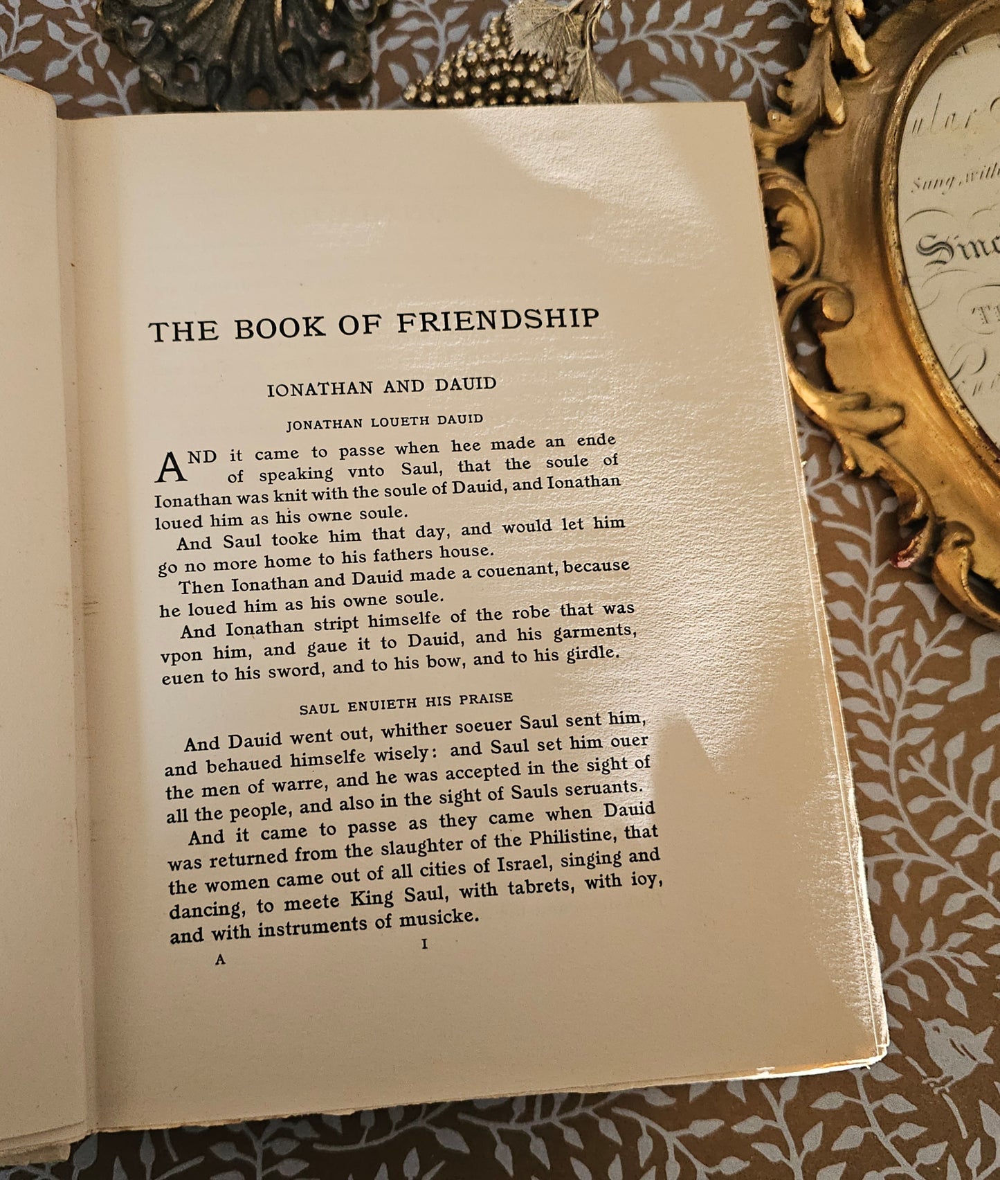 1909 The Book of Friendship - Poetry, Essays, Maxims - Antique