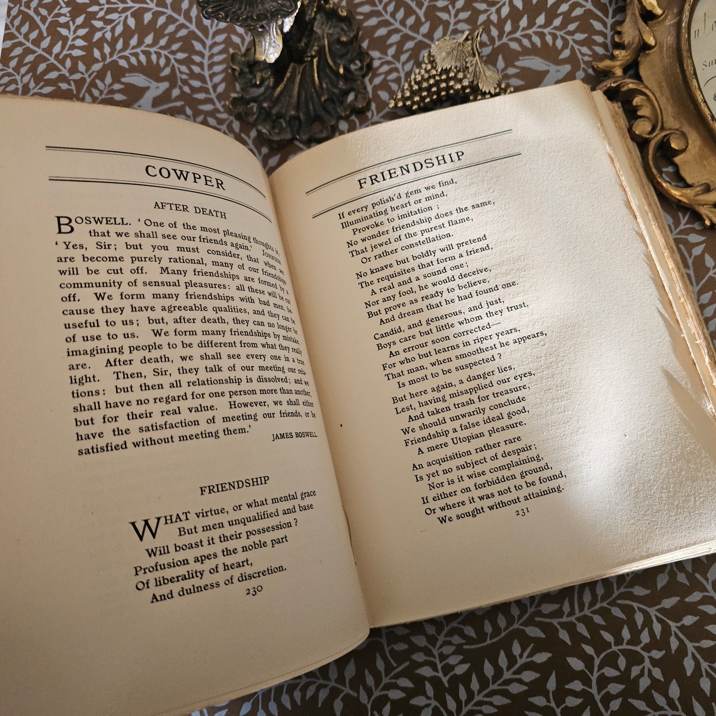 1909 The Book of Friendship - Poetry, Essays, Maxims - Antique