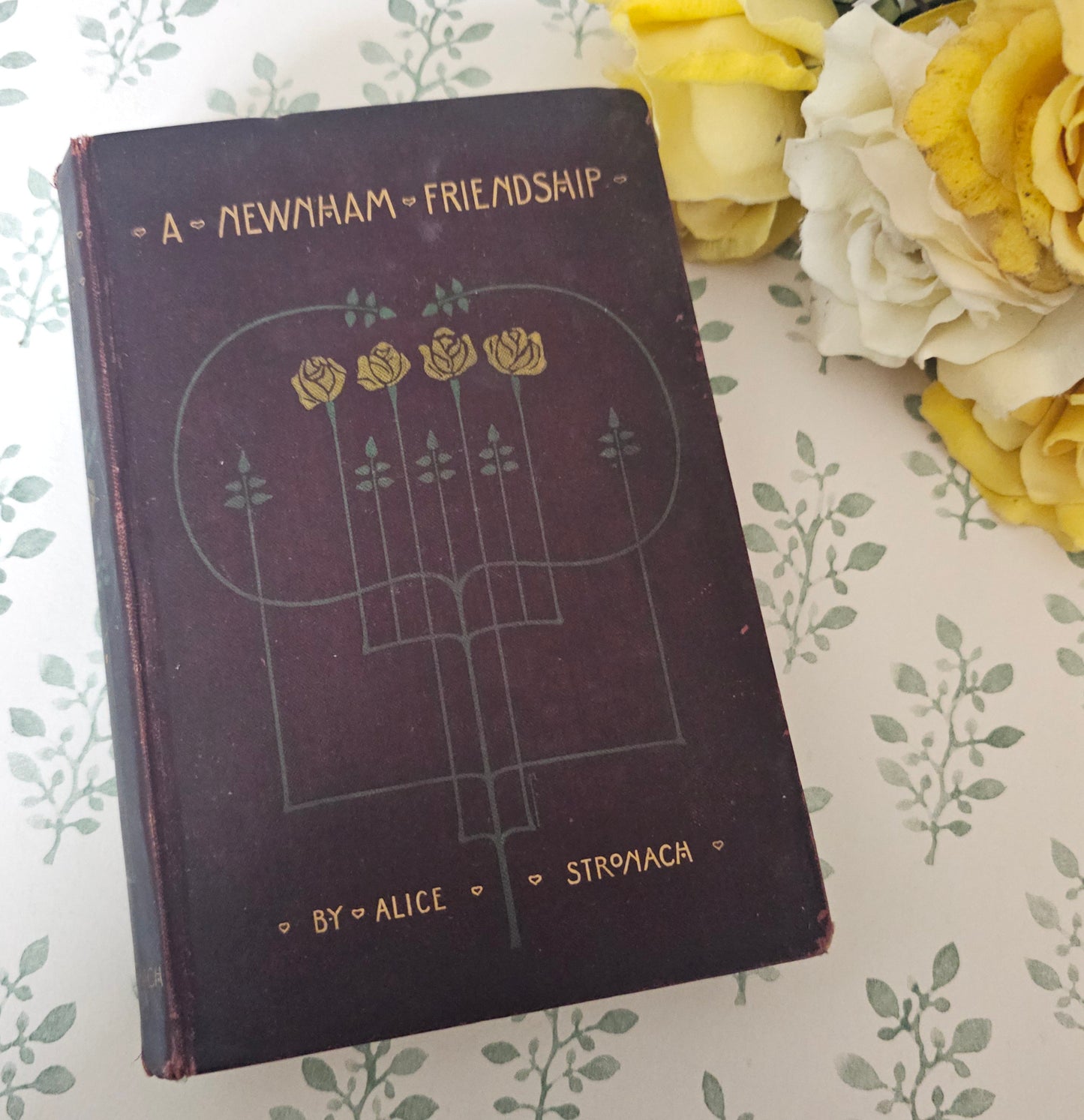 1901 A Newnham Friendship by Stronach - Art Nouveau Binding