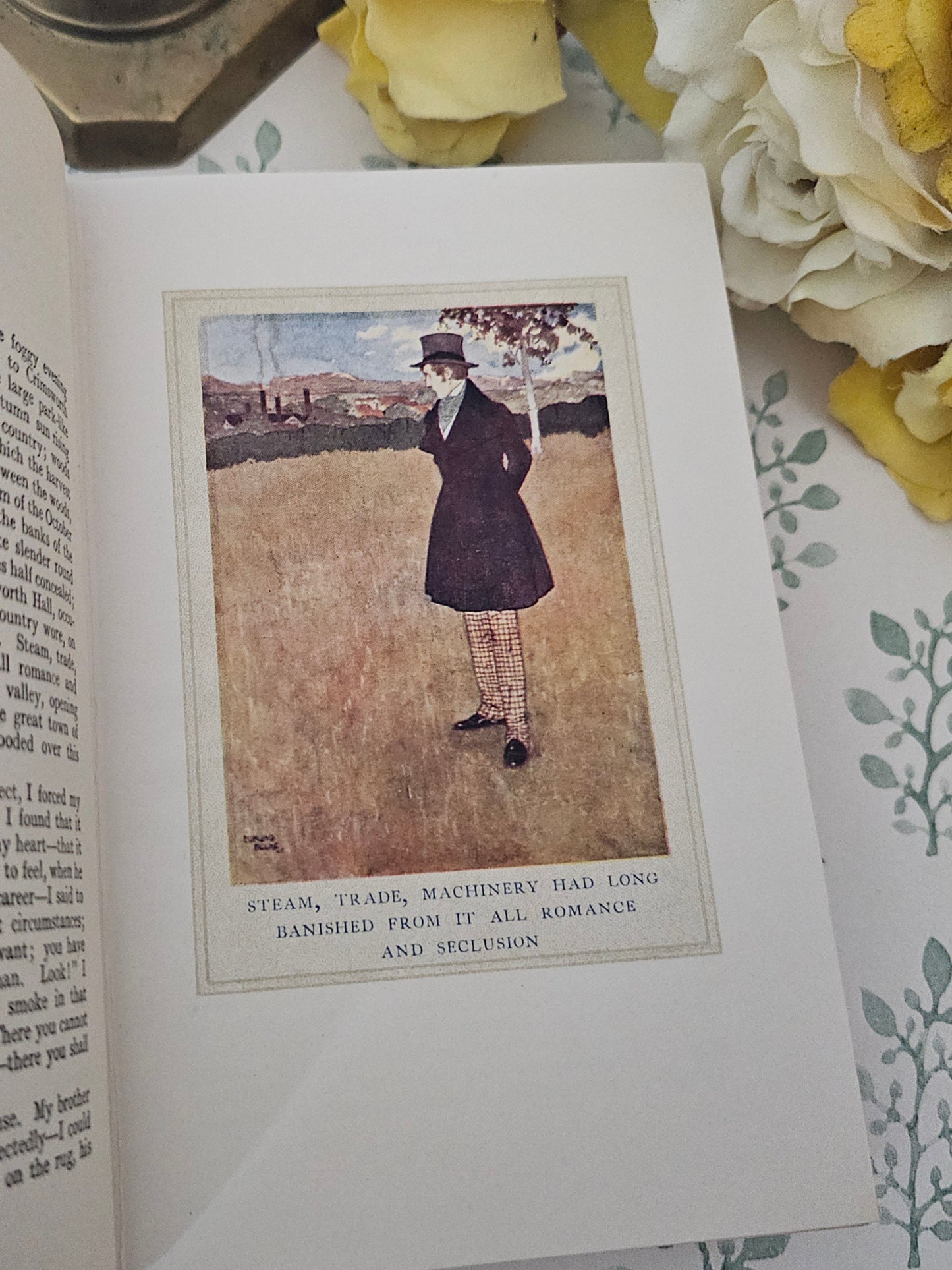 1922 The Professor by Charlotte Bronte: Edmund Dulac Illustrations, Antique Edition