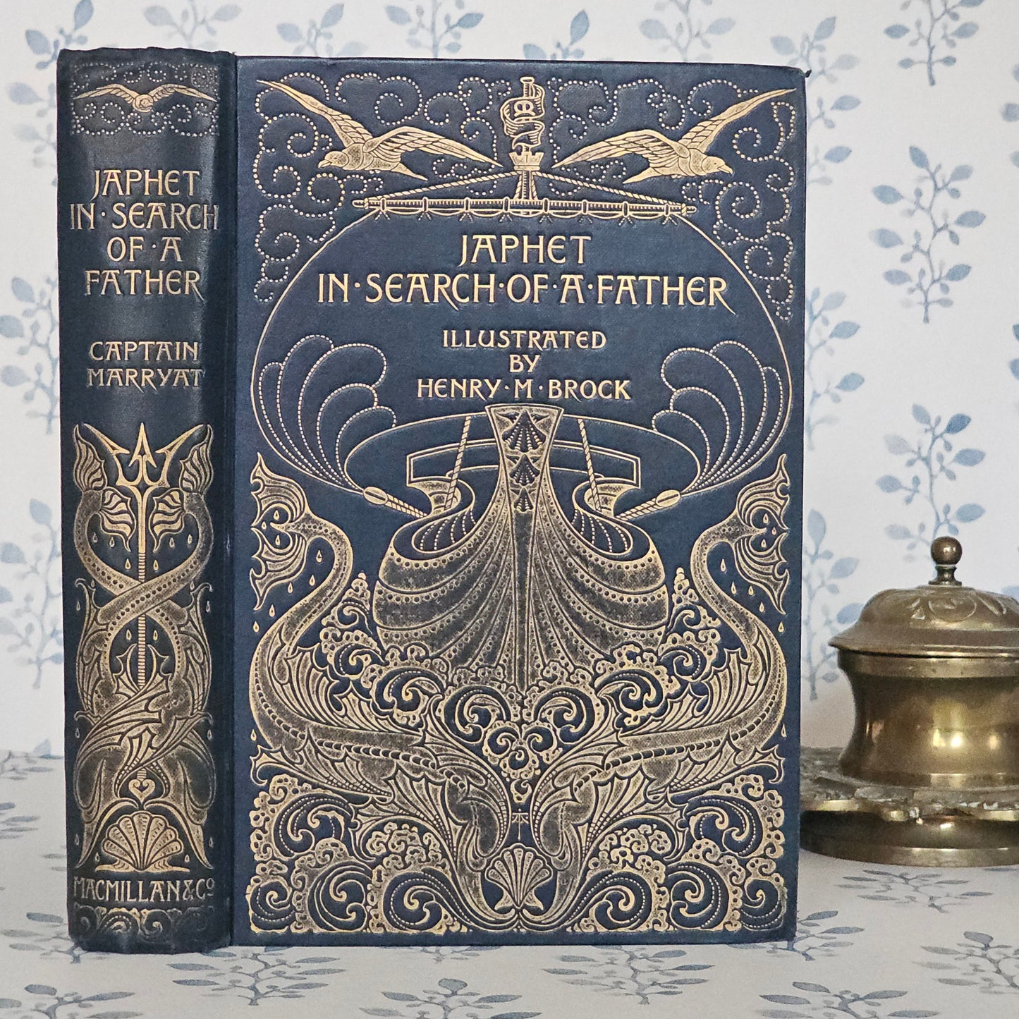 1895 "Japhet In Search of a Father" Book: Antique Turbayne Covers, Illustrated