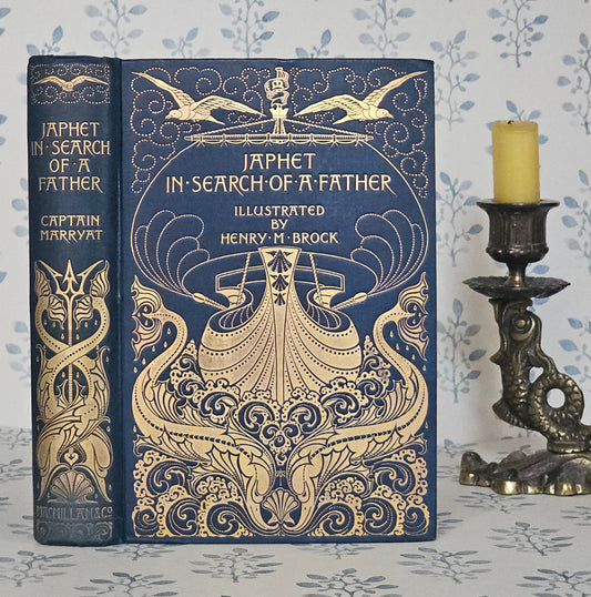 1895 "Japhet In Search of a Father" Book: Antique Turbayne Covers, Illustrated