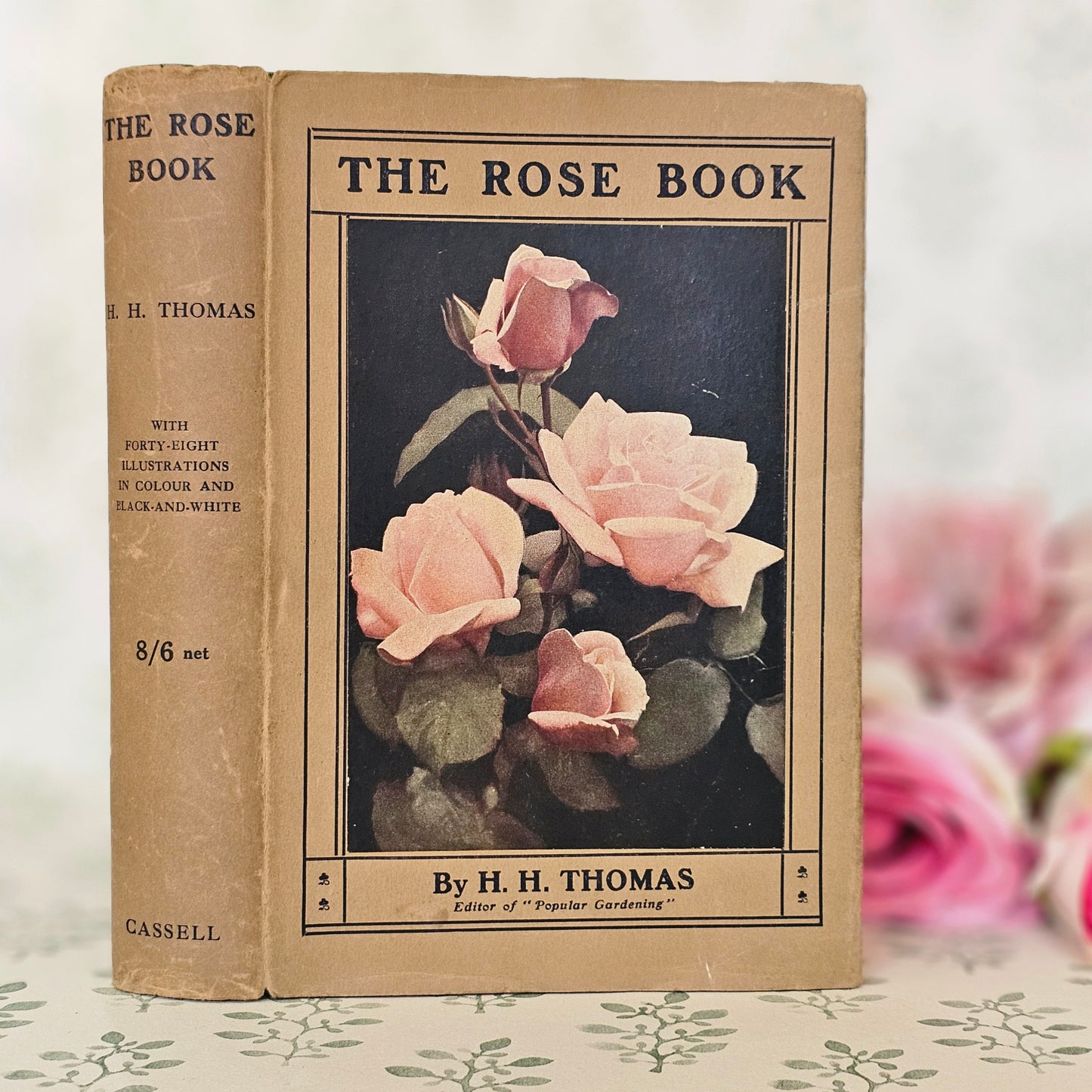 1926 The Rose Book by HH Thomas / Eight Colour Plates & Many BW