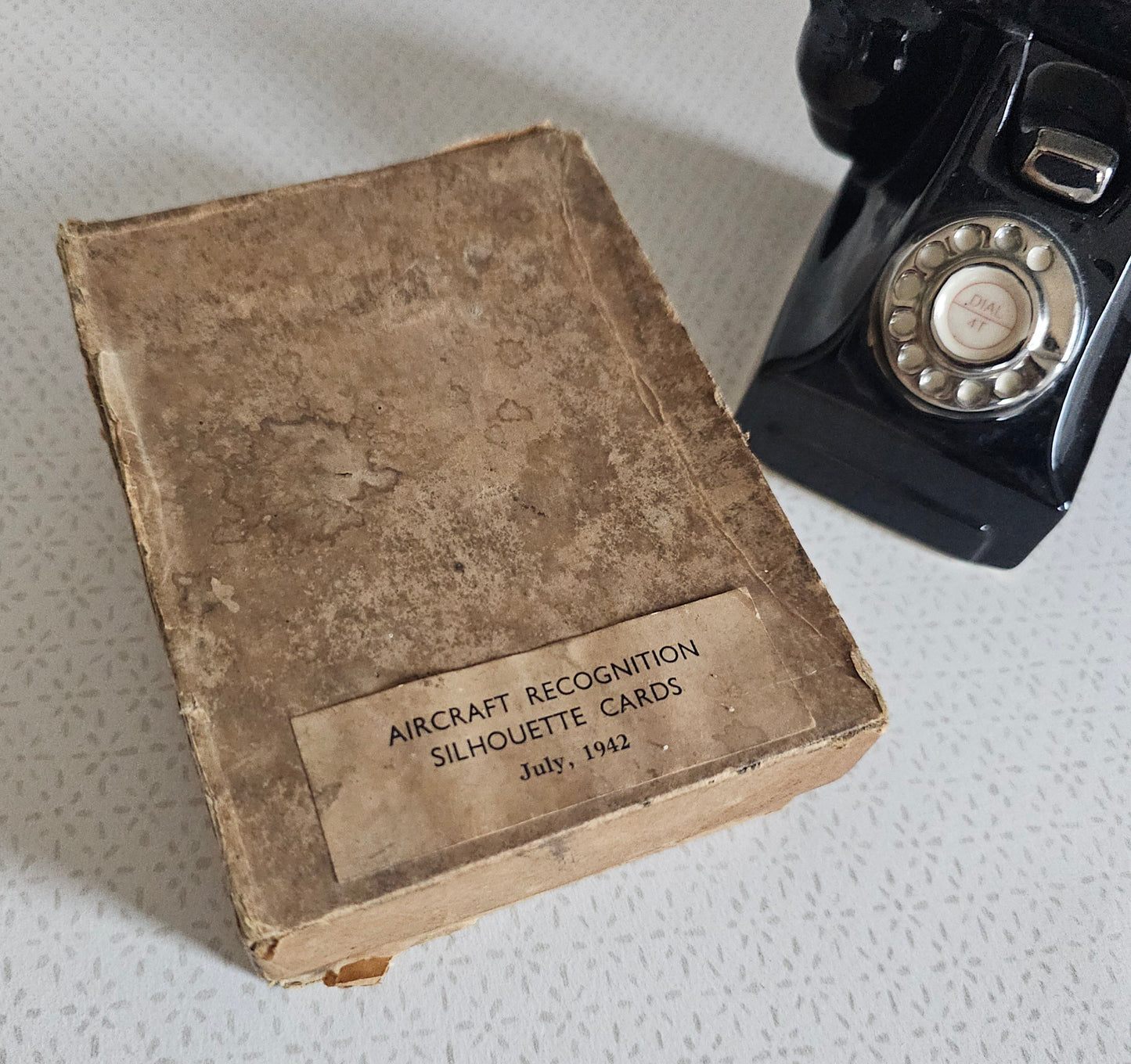 WW2 Aircraft Recognition Silhouette Cards - Complete Set - July 1942