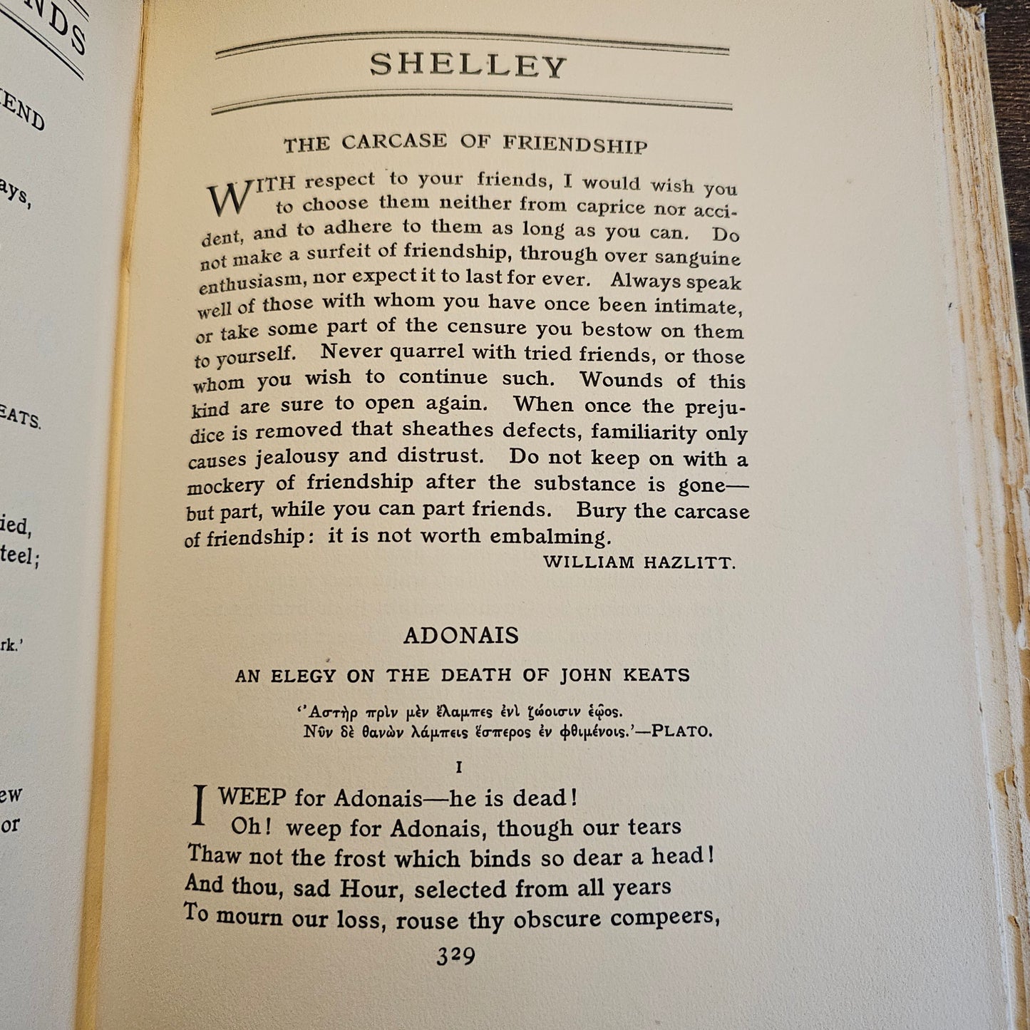 1909 The Book of Friendship - Poetry, Essays, Maxims - Antique