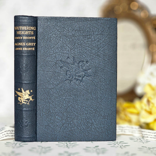 1933 Wuthering Heights by Emily Bronte & Agnes Grey by Anne Bronte - Vintage Book