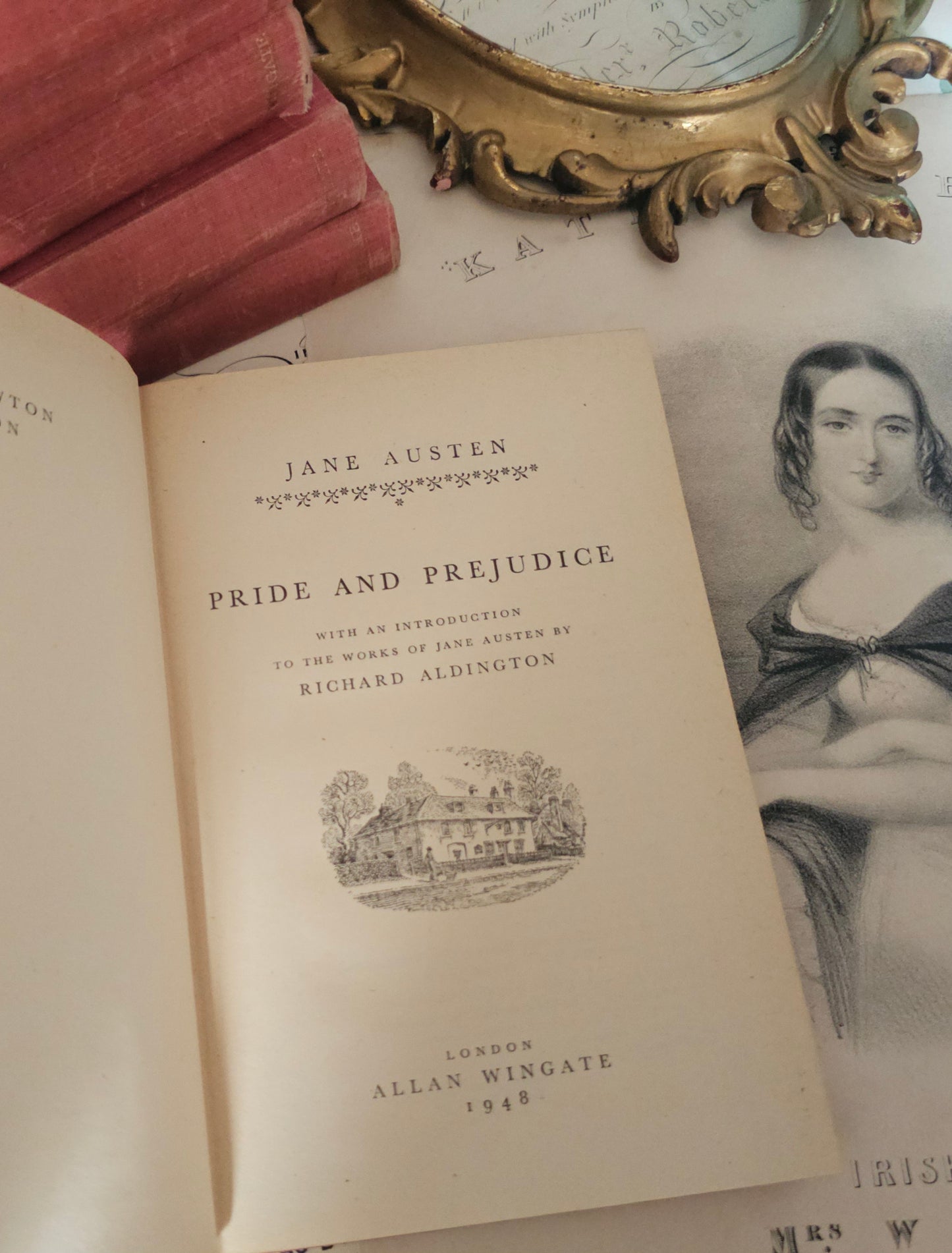 1948 Jane Austen The Chawton Edition Complete Six Volume Set - Vintage