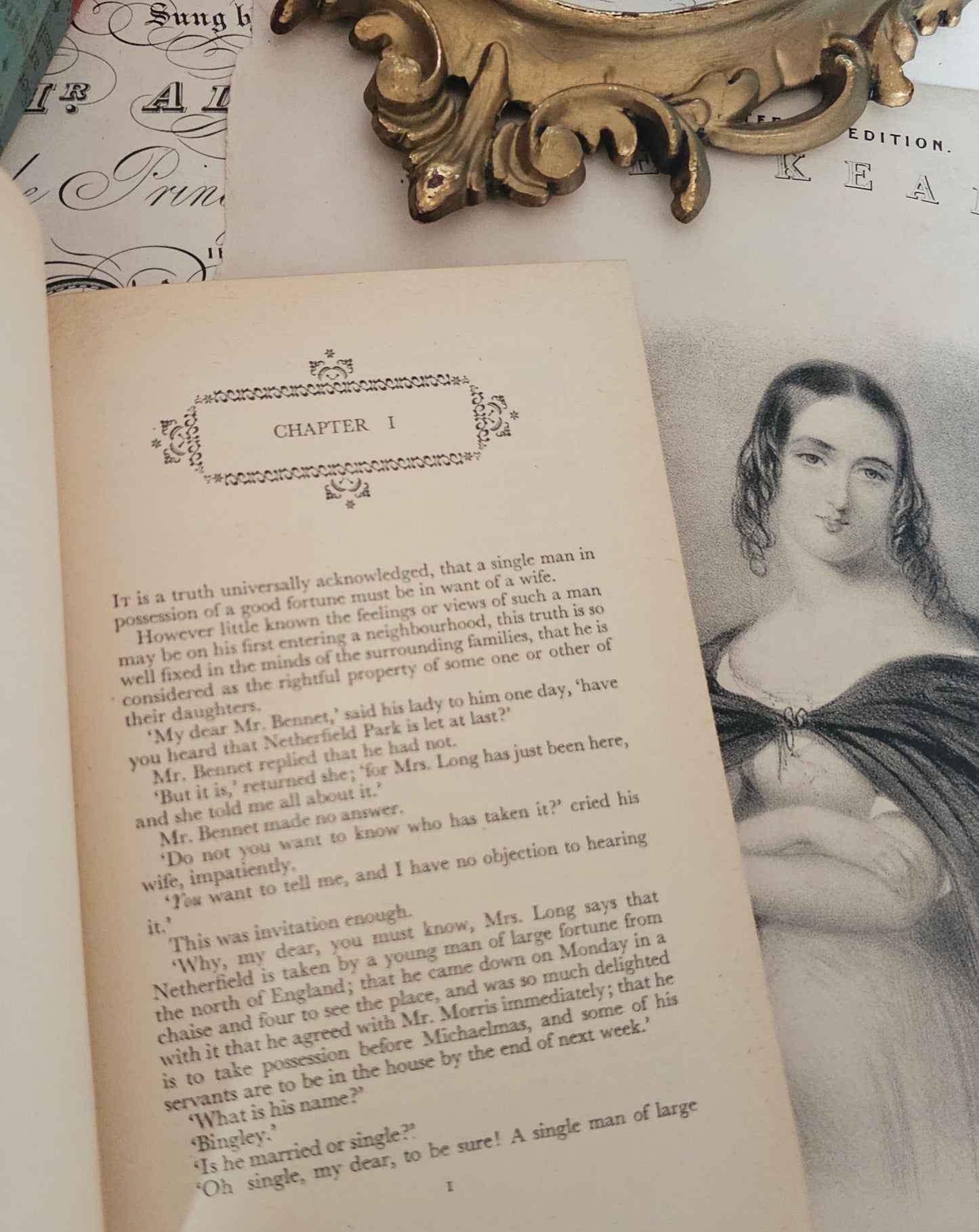 1948 Jane Austen The Chawton Edition Complete Six Volume Set - Vintage