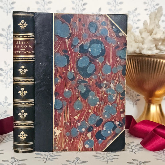 1896 The Black Arrow by Robert Louis Stevenson - Antique, Fine Binding