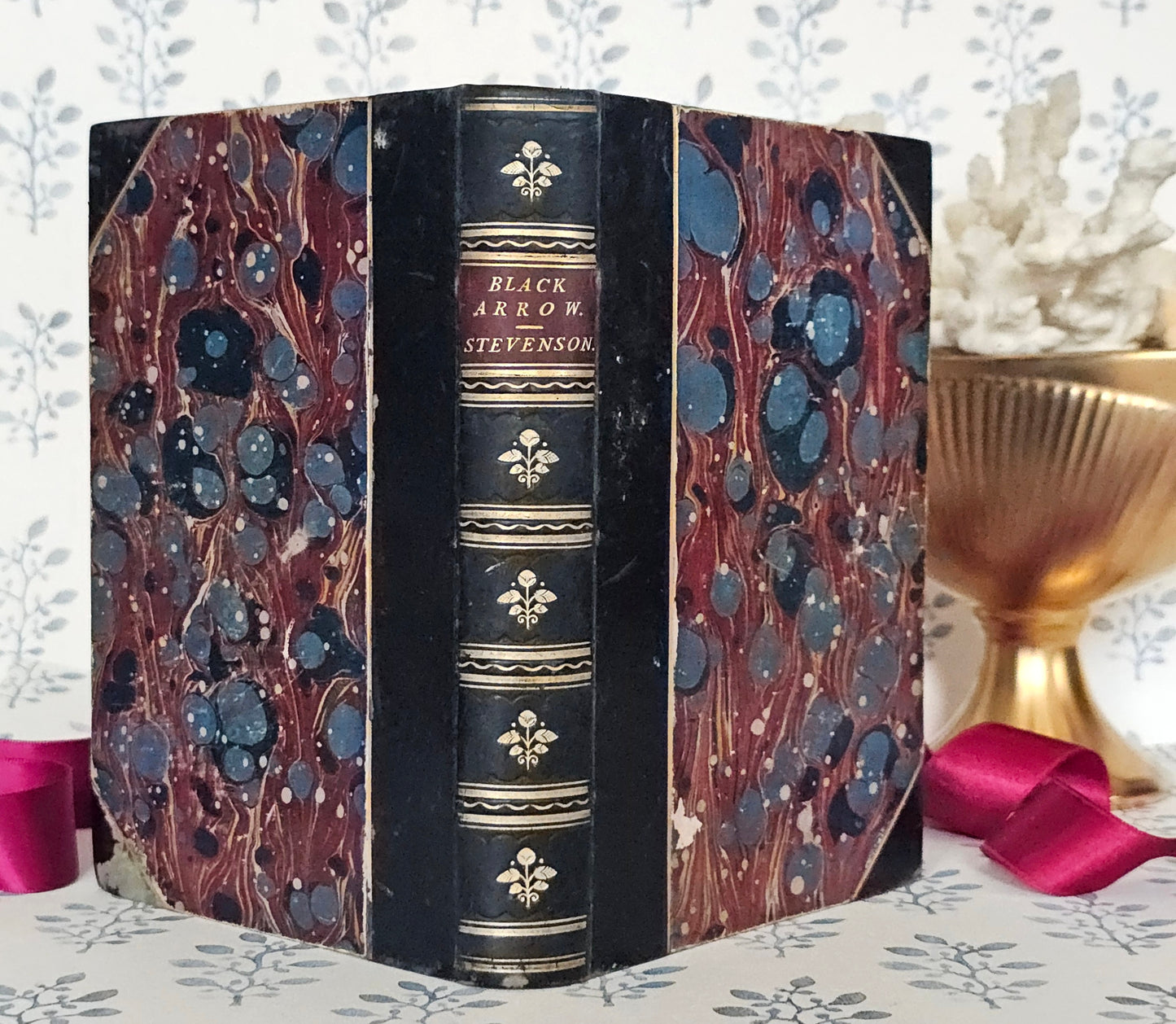 1896 The Black Arrow by Robert Louis Stevenson - Antique, Fine Binding