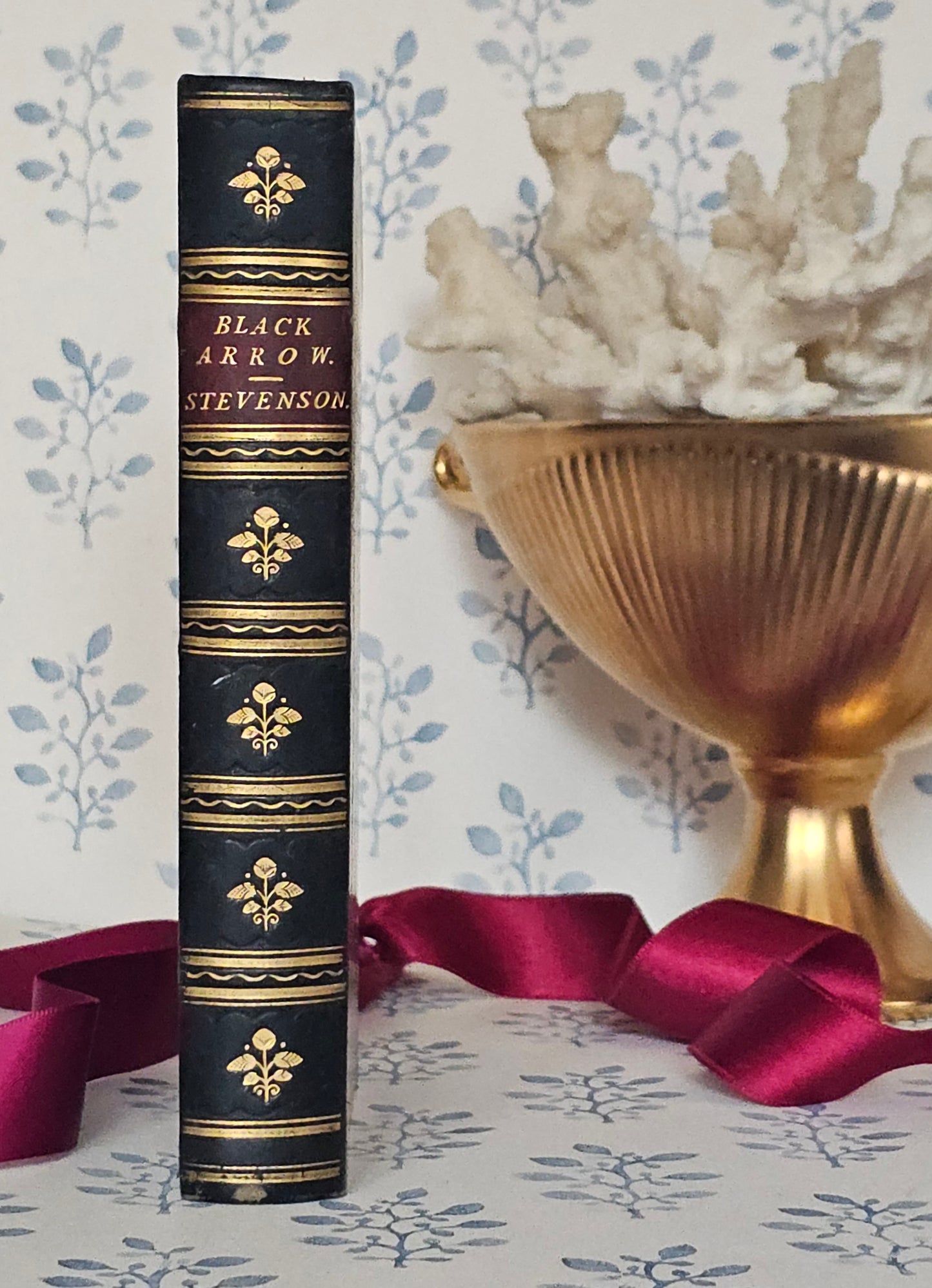 1896 The Black Arrow by Robert Louis Stevenson - Antique, Fine Binding