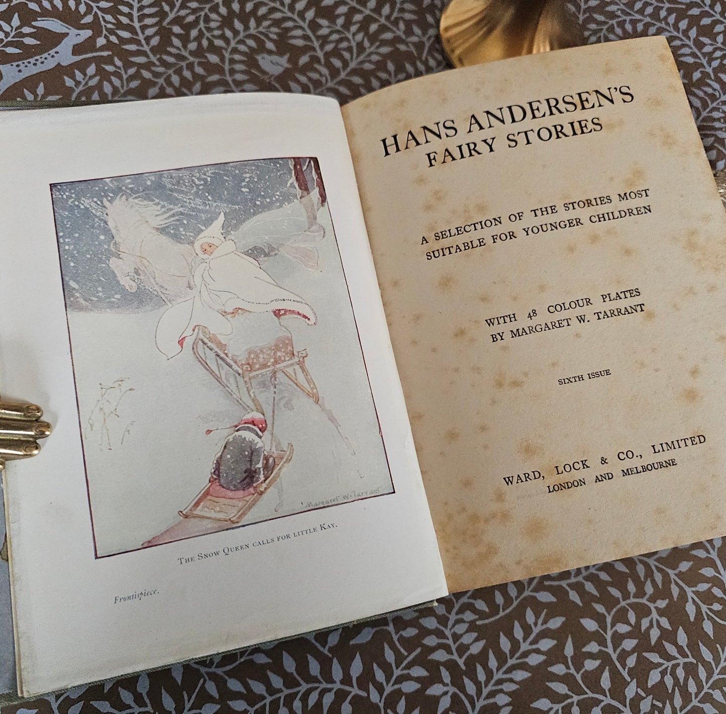 1950 Hans Andersen's Fairy Stories - Vintage - Tarrant Illustrations