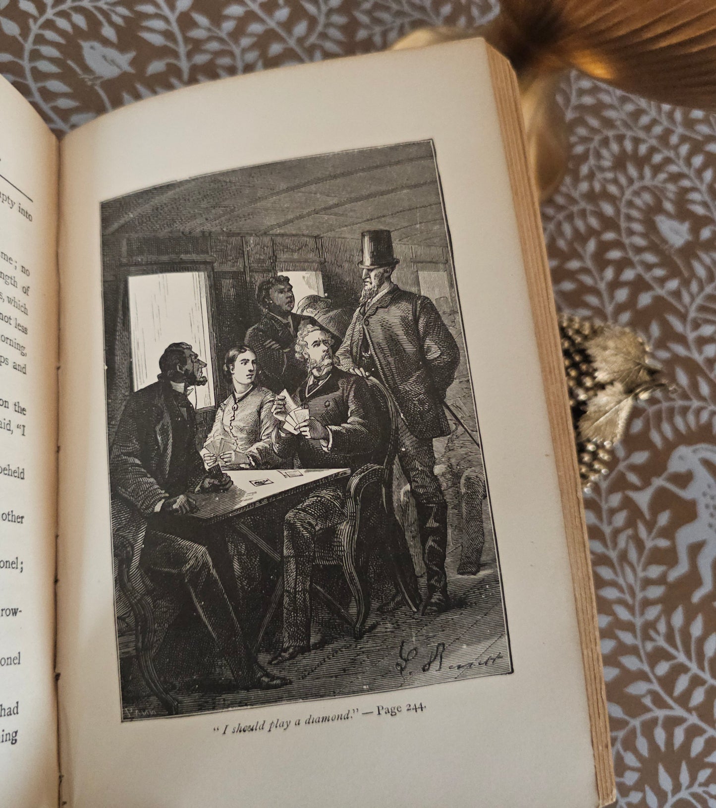 1873 Around the World in Eighty Days by Jules Verne - Early US Antique edition