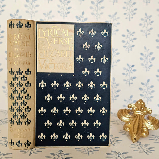 1896 Antique Poetry Collection - Lyrical Verse From Elizabeth to Victoria
