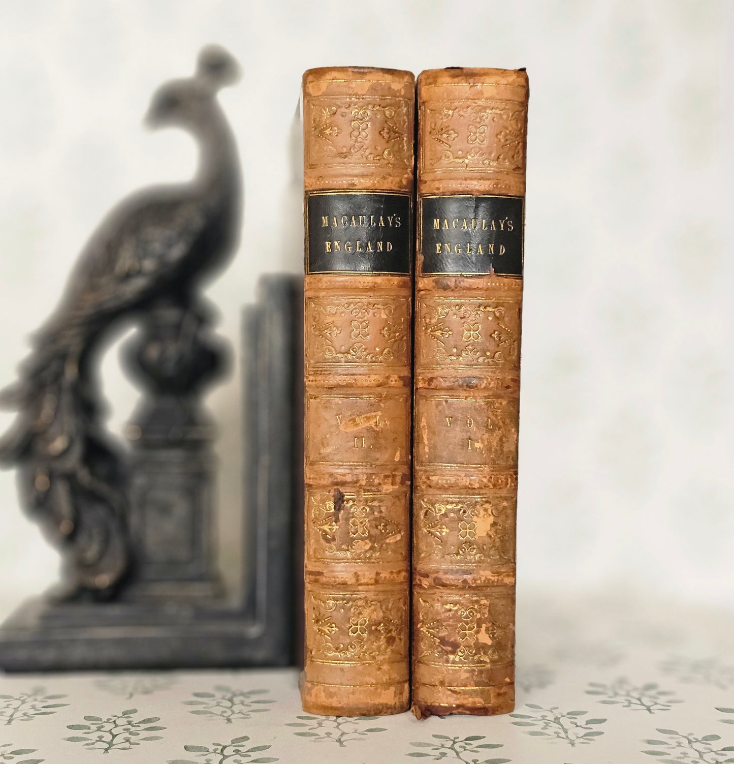 1850 The History of England From the Accession of James II by Macaulay - Two Antique Volumes