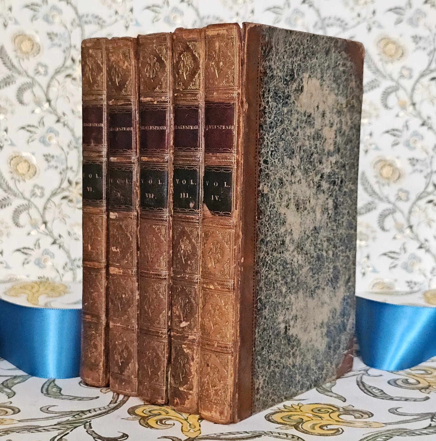 1822 The Dramatic Works of William Shakespeare - 5 Antique Books