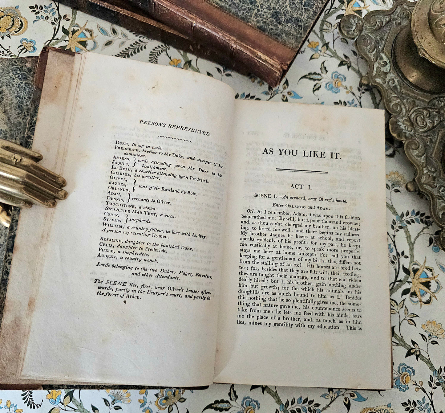 1822 The Dramatic Works of William Shakespeare - 5 Antique Books
