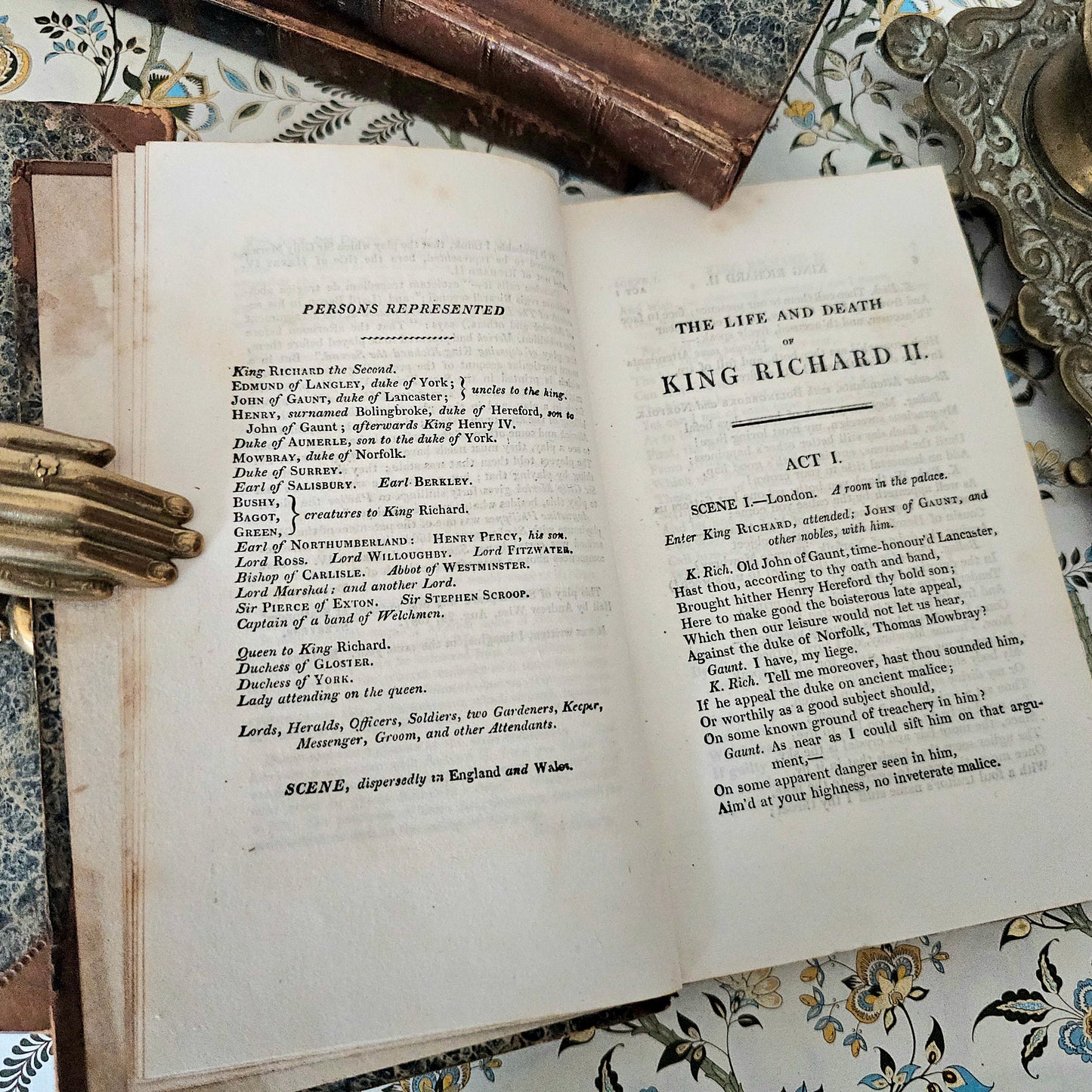 1822 The Dramatic Works of William Shakespeare - 5 Antique Books