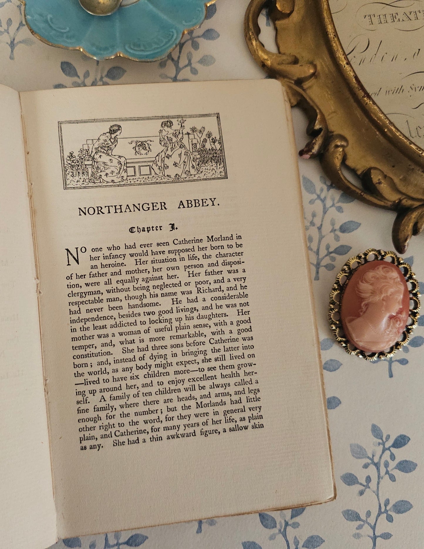 1904 Northanger Abbey - Antique Jane Austen Book - Beautifully Illustrated