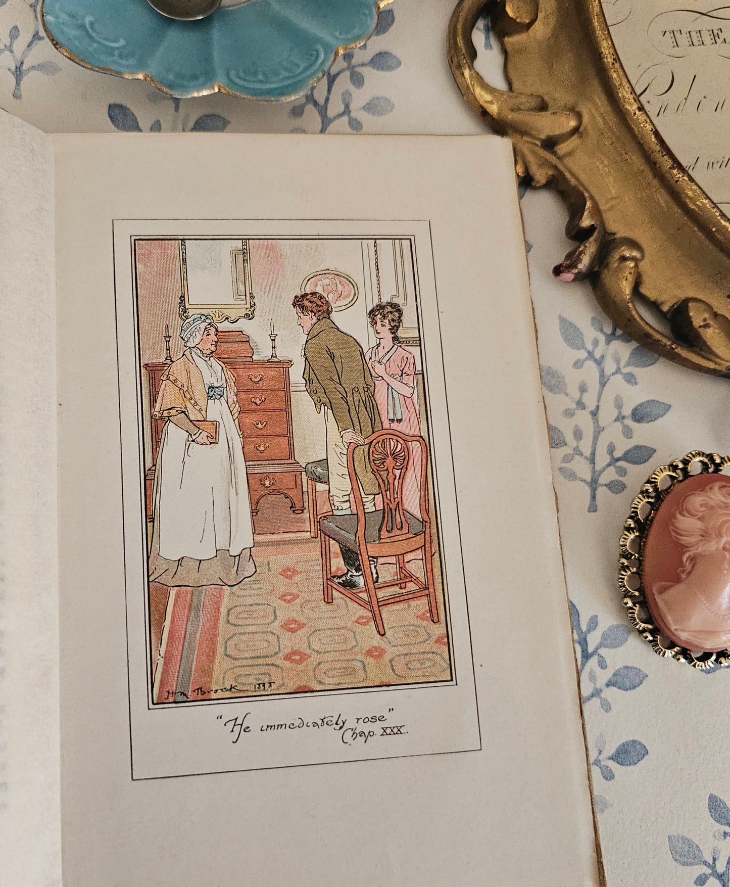 1904 Northanger Abbey - Antique Jane Austen Book - Beautifully Illustrated