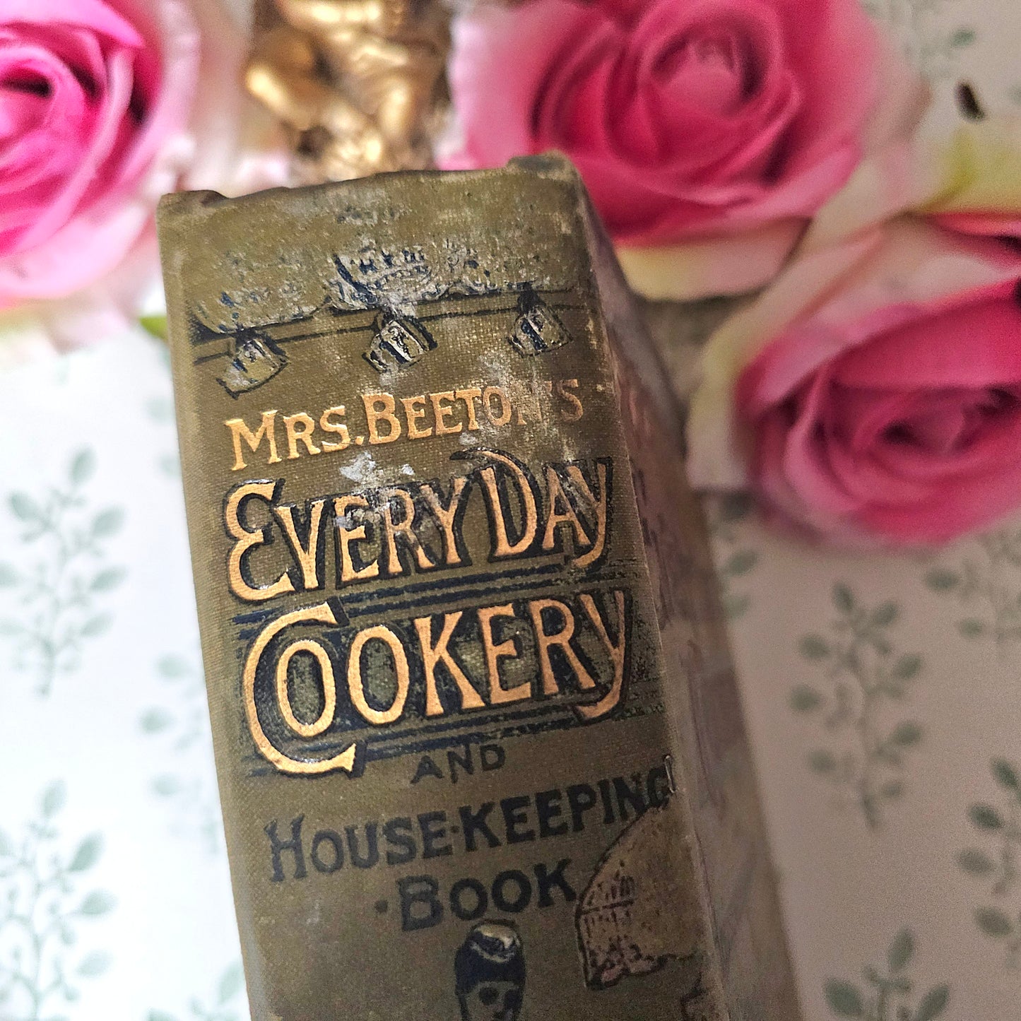 1890s Beeton's Every Day Cookery and Housekeeping Book / Victorian - Colour Plates