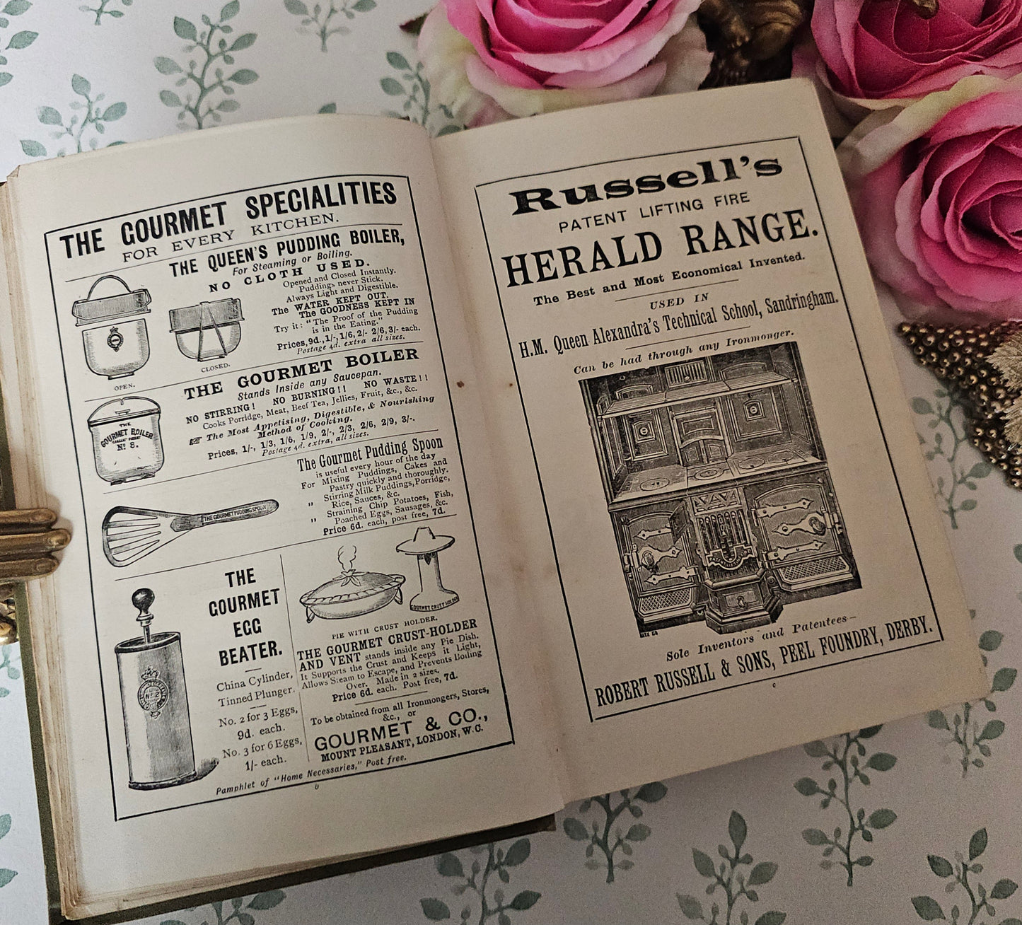 1890s Beeton's Every Day Cookery and Housekeeping Book / Victorian - Colour Plates