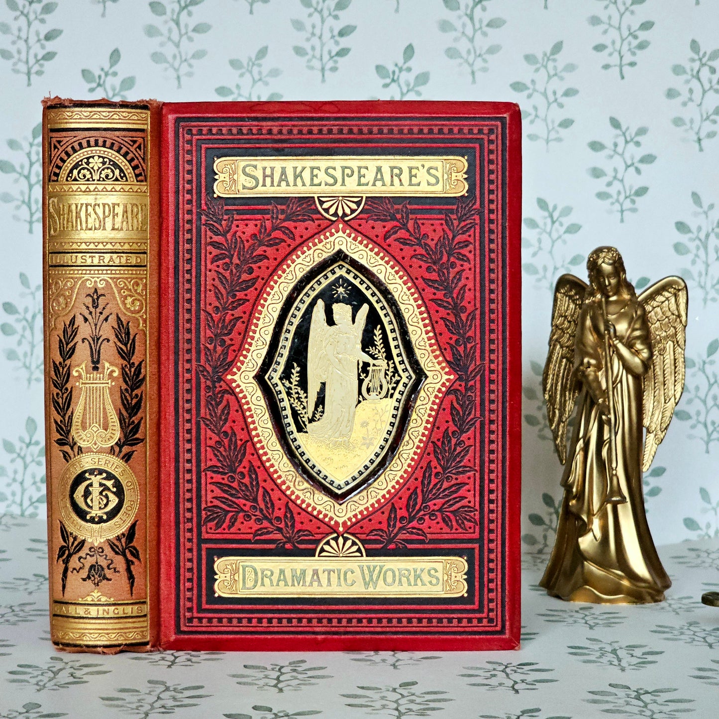 1880s The Dramatic Works of William Shakespeare - Decorative Antique Edition