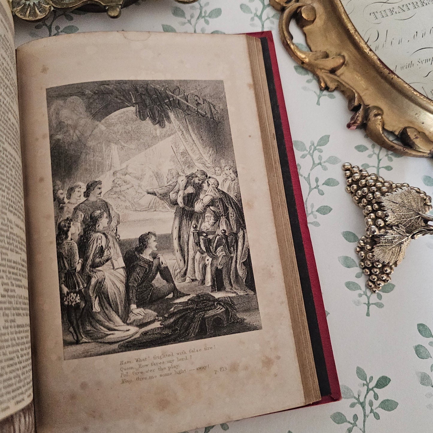 1880s The Dramatic Works of William Shakespeare - Decorative Antique Edition