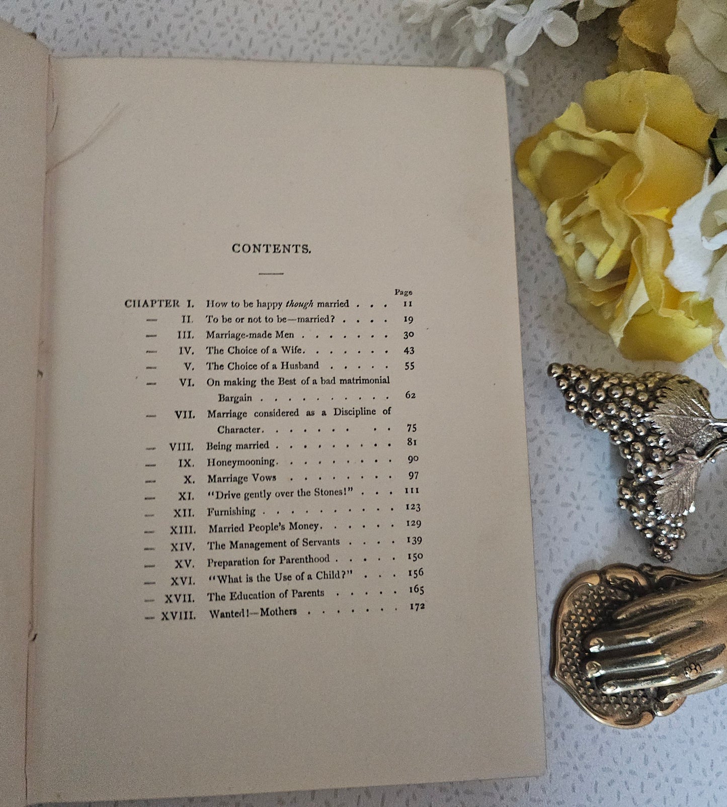 1898 How To Be Happy Though Married - A Handbook to Marriage / Antique Book